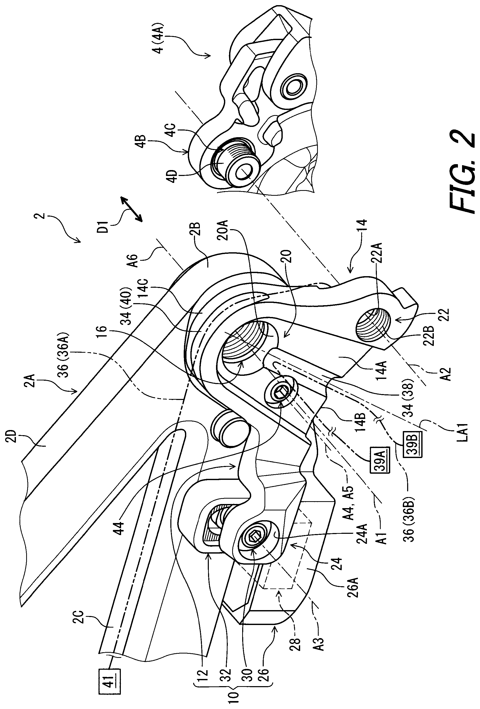 Patent US12351272 Figure 2 – Bracket apparatus
