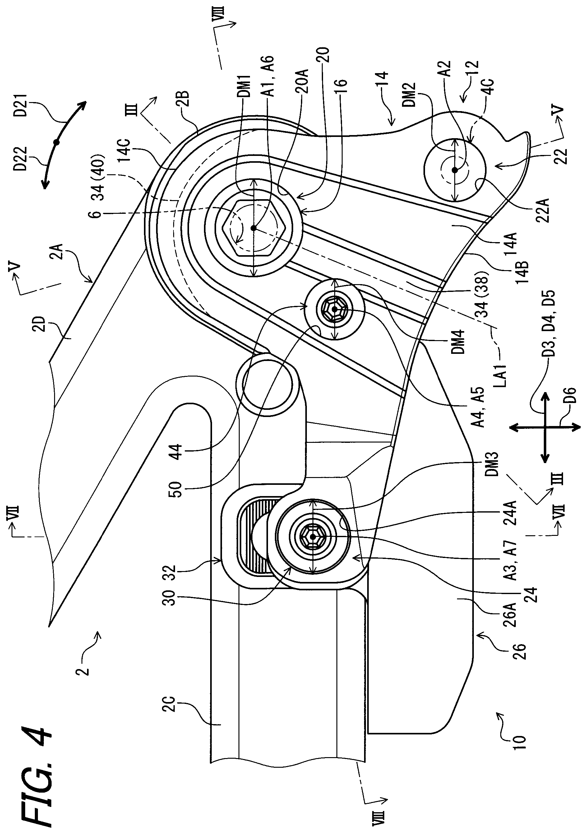 Patent US12351272 Figure 4 – Bracket apparatus