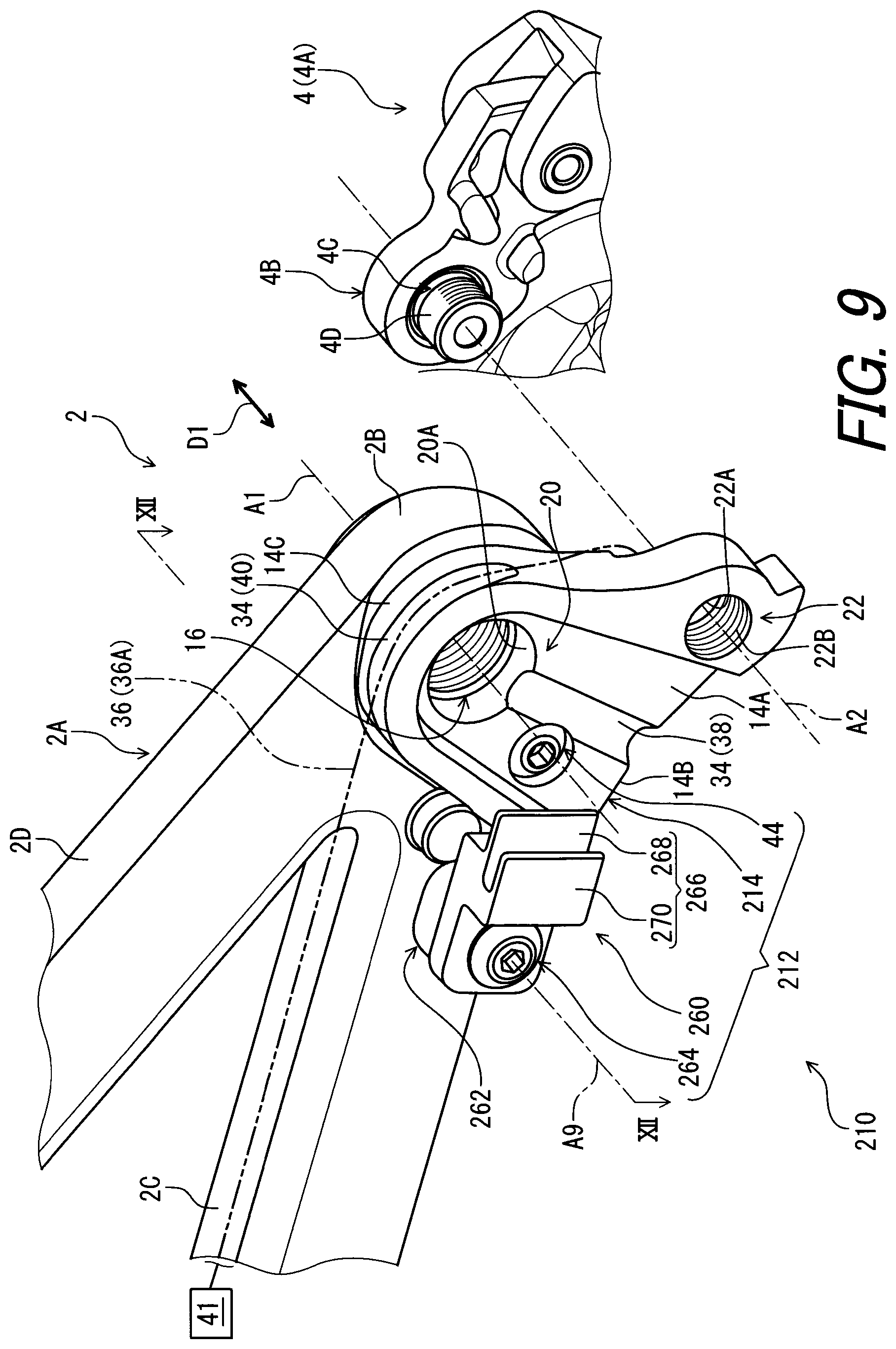 Patent US12351272 Figure 9 – Bracket apparatus