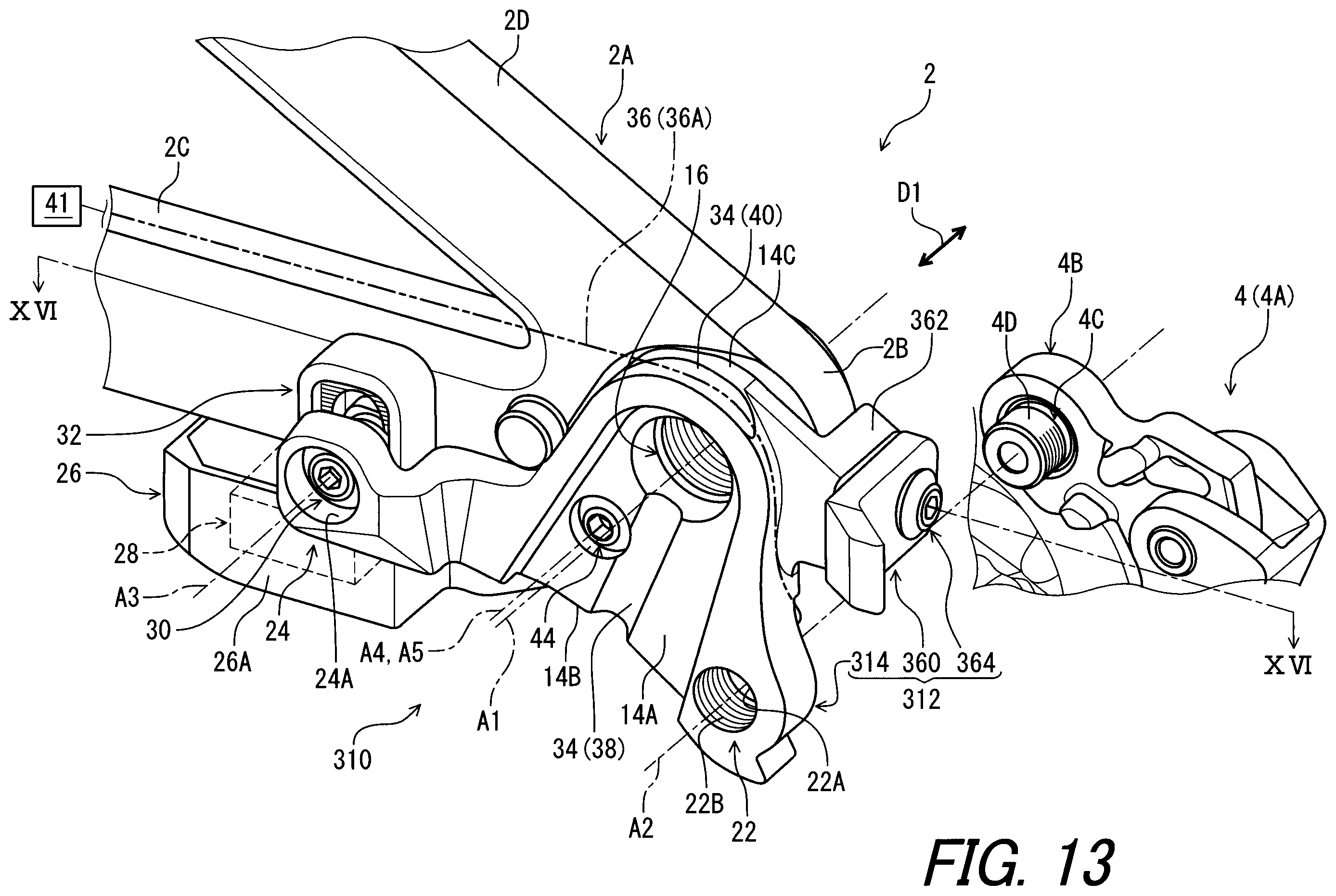 Patent US12351272 Figure 13 – Bracket apparatus