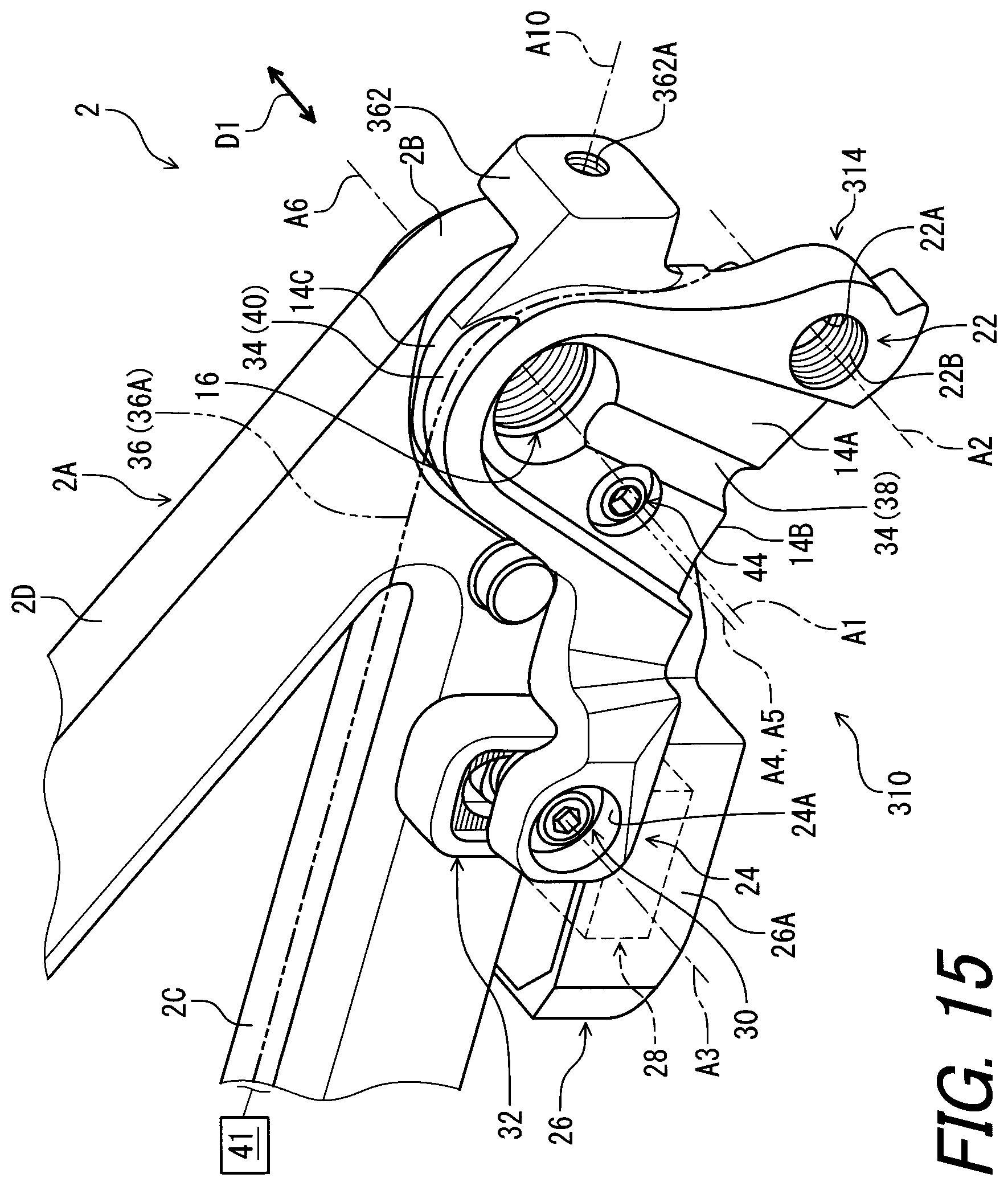 Patent US12351272 Figure 15 – Bracket apparatus