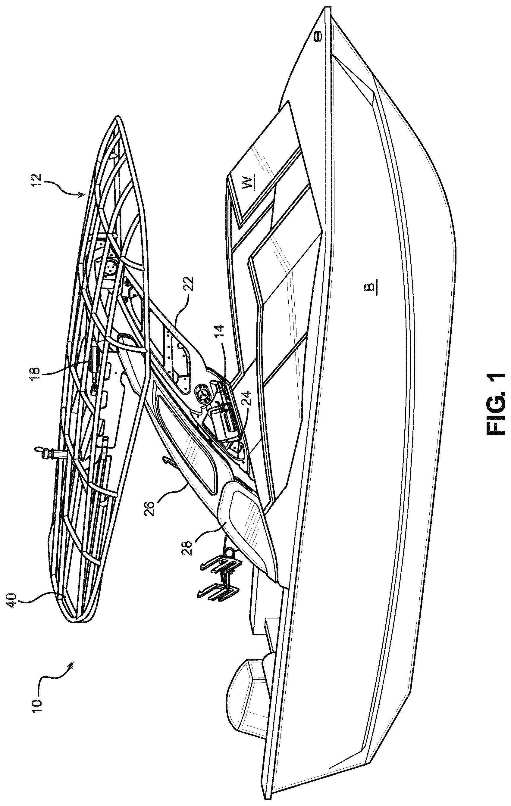 Patent US12351273 Figure 1 – Tower with electric actuators