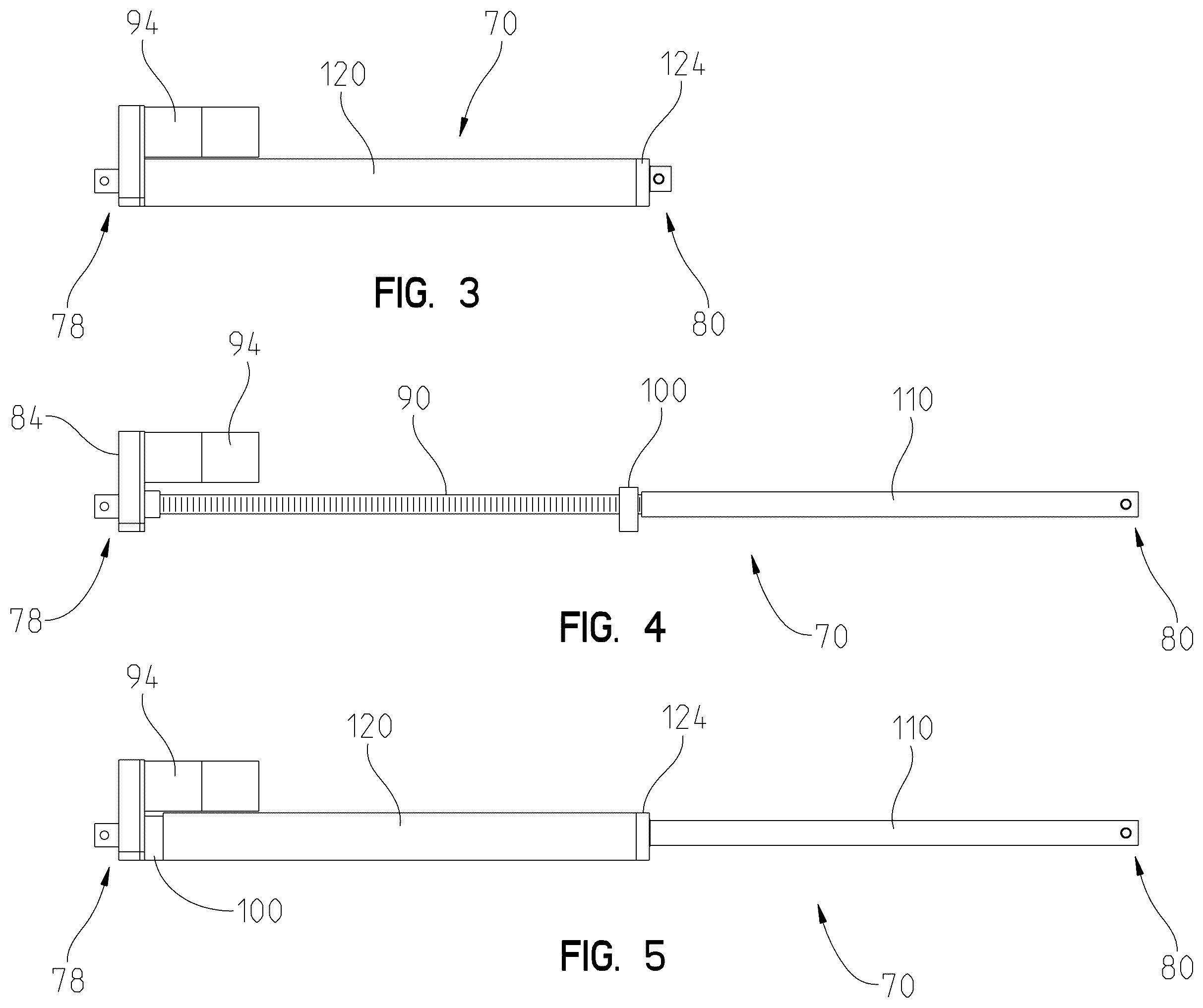Patent US12351274 Figure 3 – Strut actuated bimini top