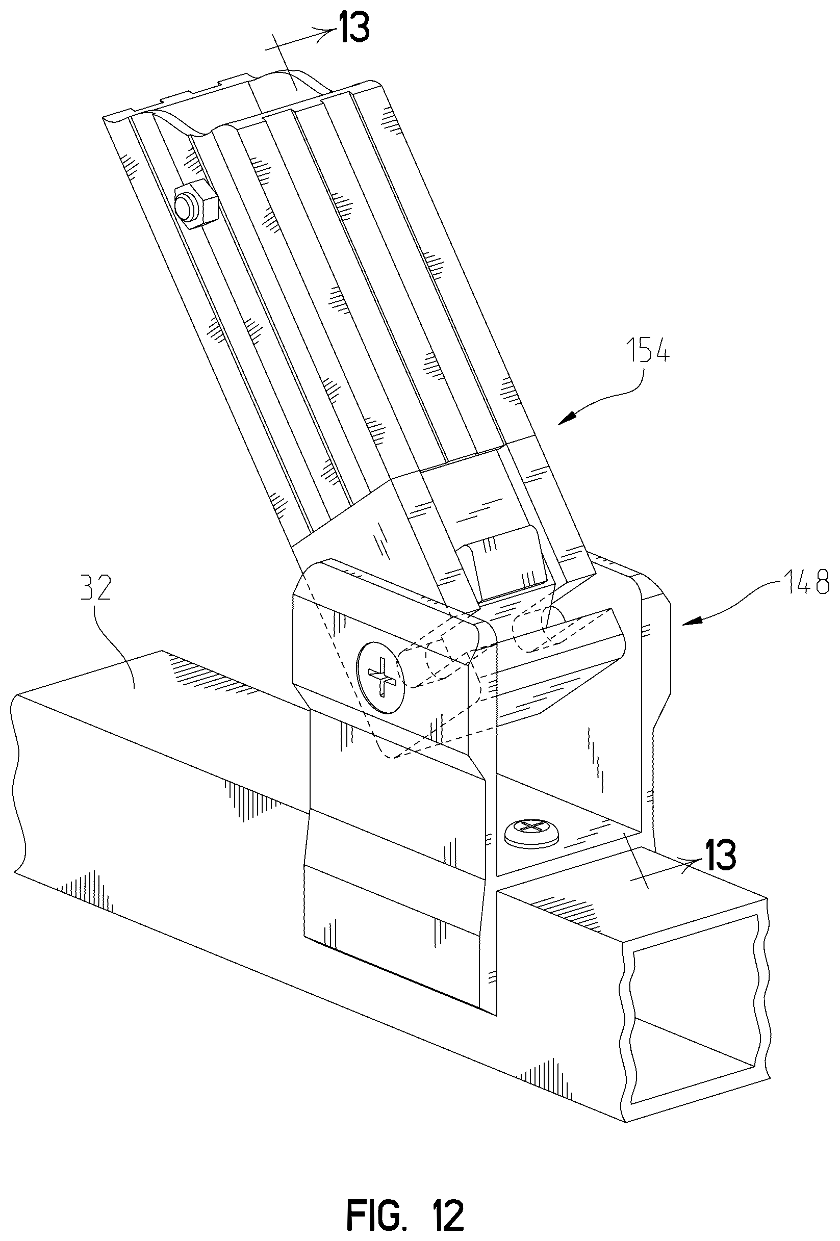 Patent US12351274 Figure 8 – Strut actuated bimini top