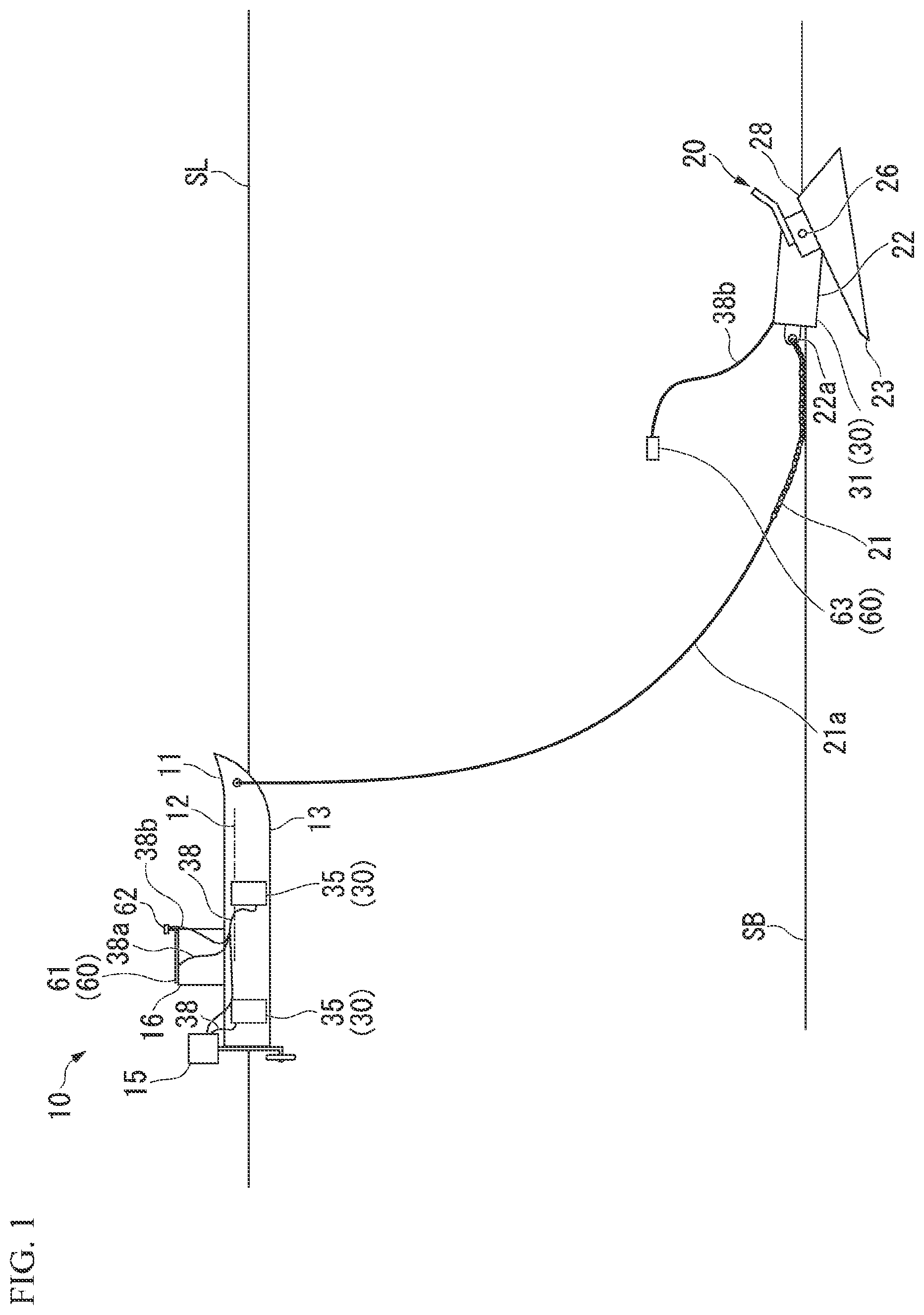 Patent US12351275 Figure 1 – Marine vessel