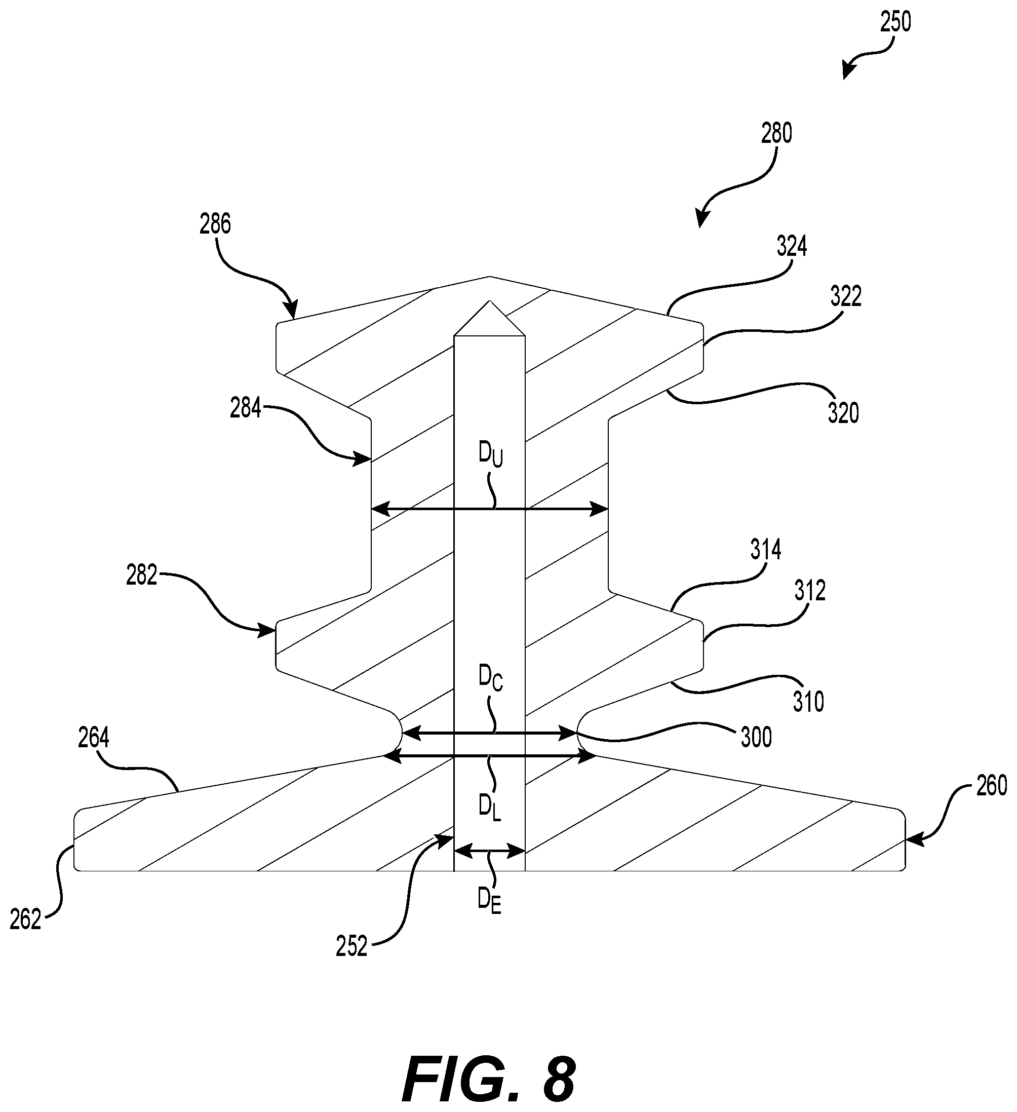 Patent US12351276 Figure 10 – Tow attachment, tow pylon assembly and watercraft having same