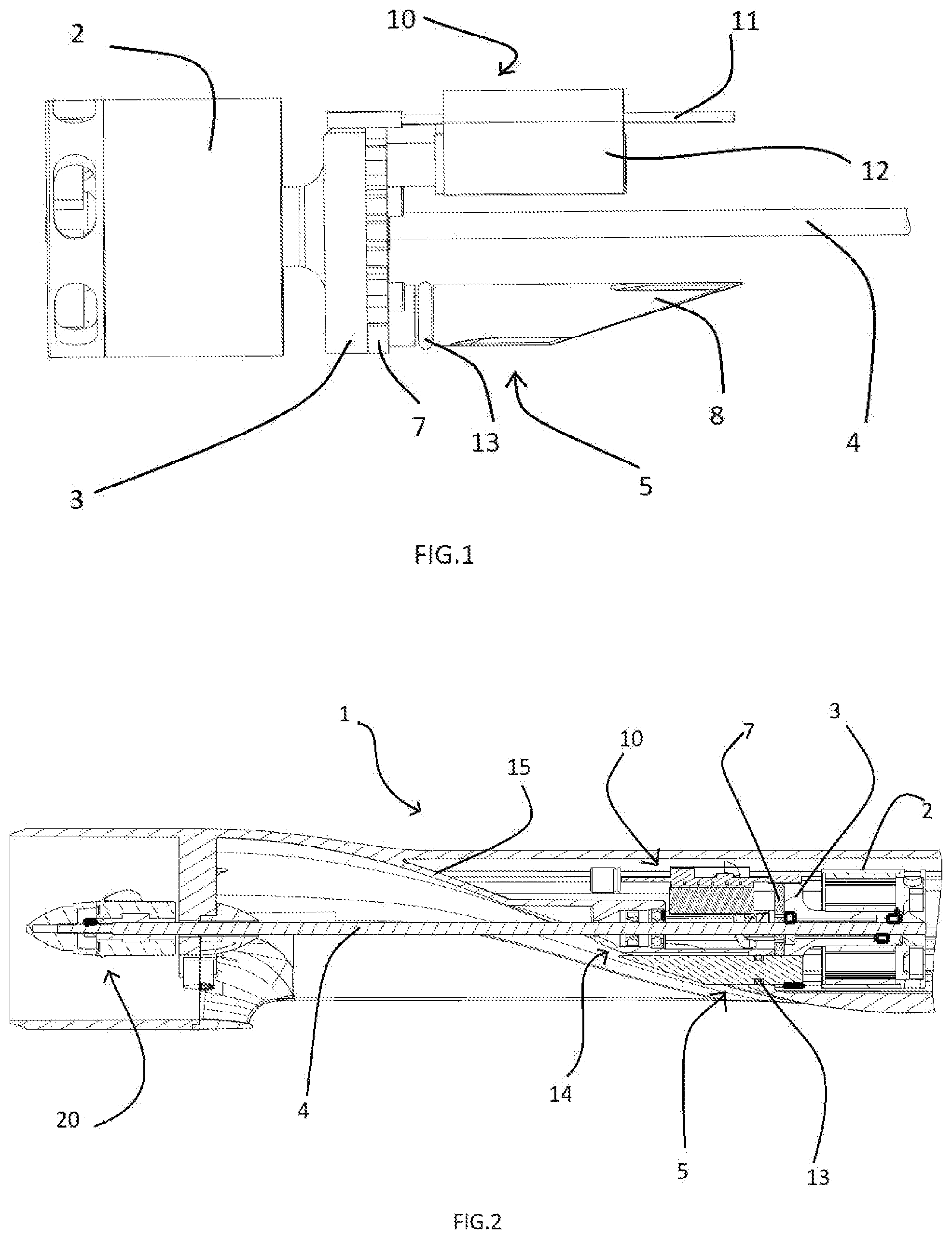 Patent US12351278 — Electric drive system for craft, such as a surfboard or paddleboard, with cooling means — Figure 1