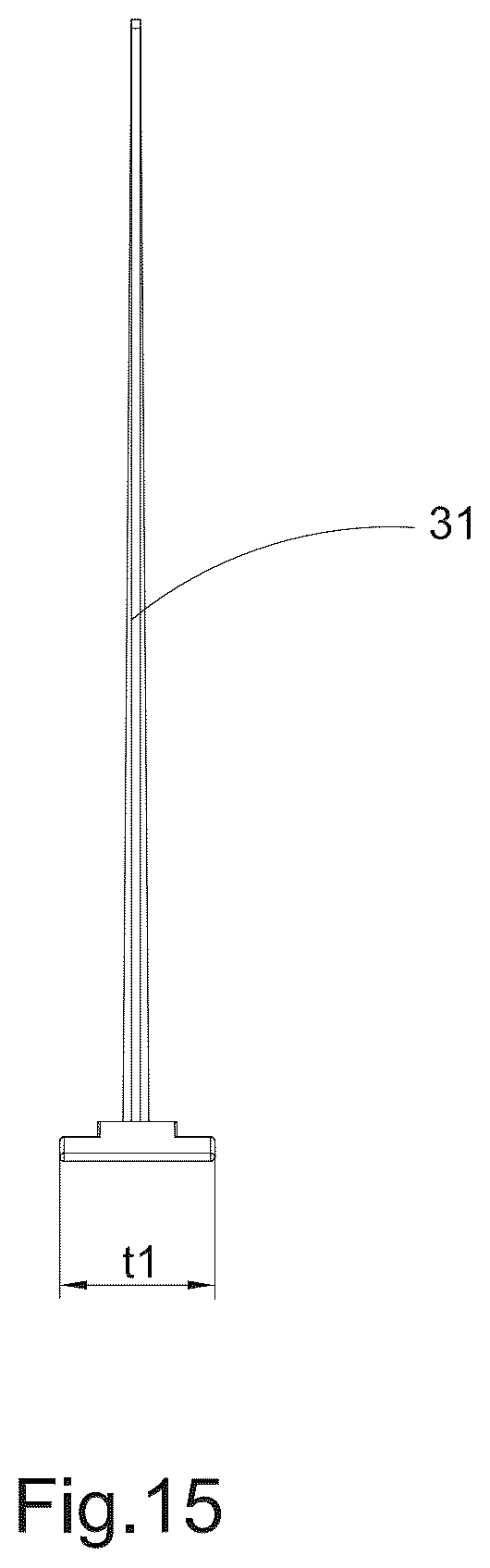 Patent US12351279 Figure 15 – Inflatable paddle board with central balancing fin