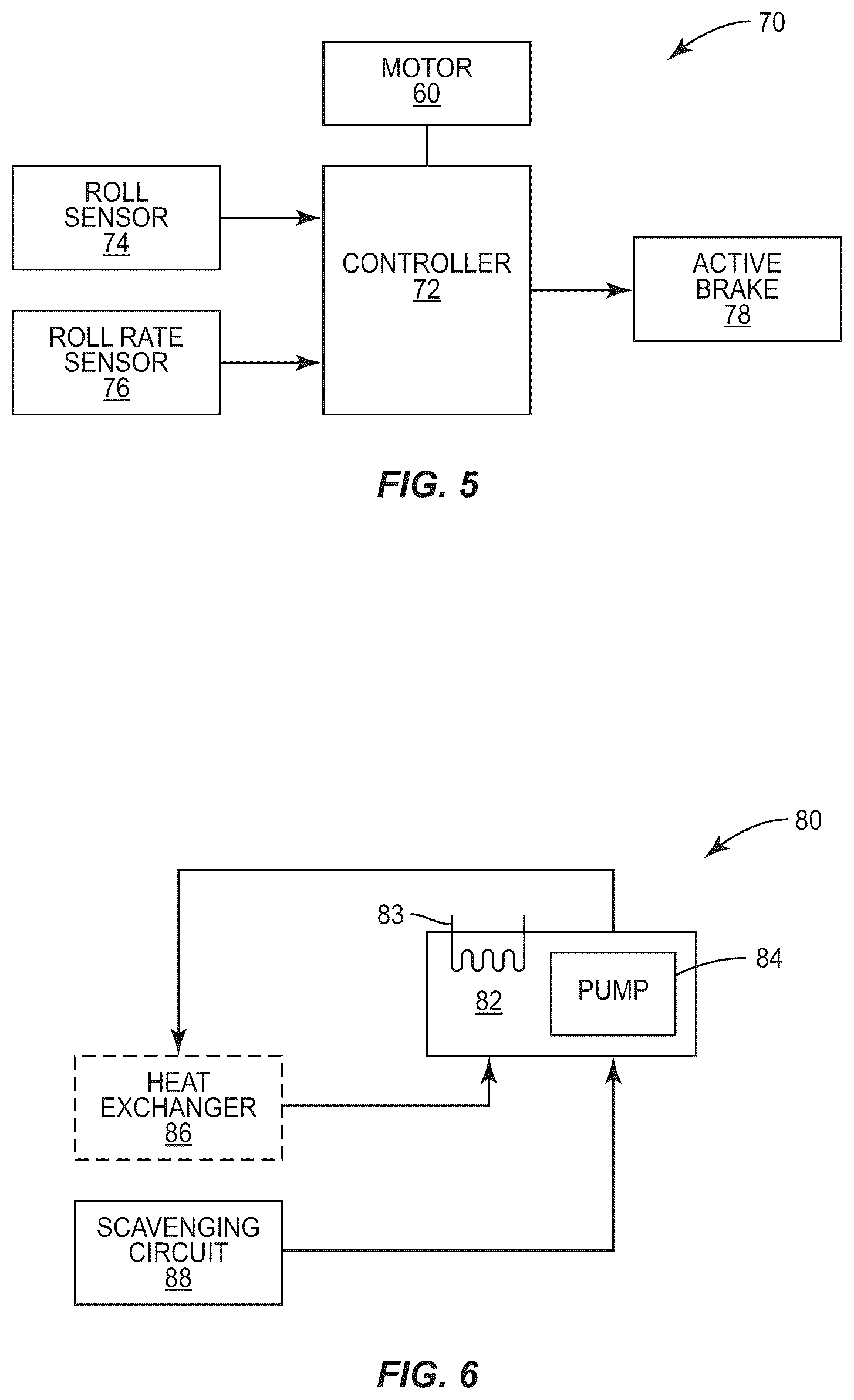 Patent US12351282 Figure 5 – Gyroscopic boat roll stabilizer with bearing cooling