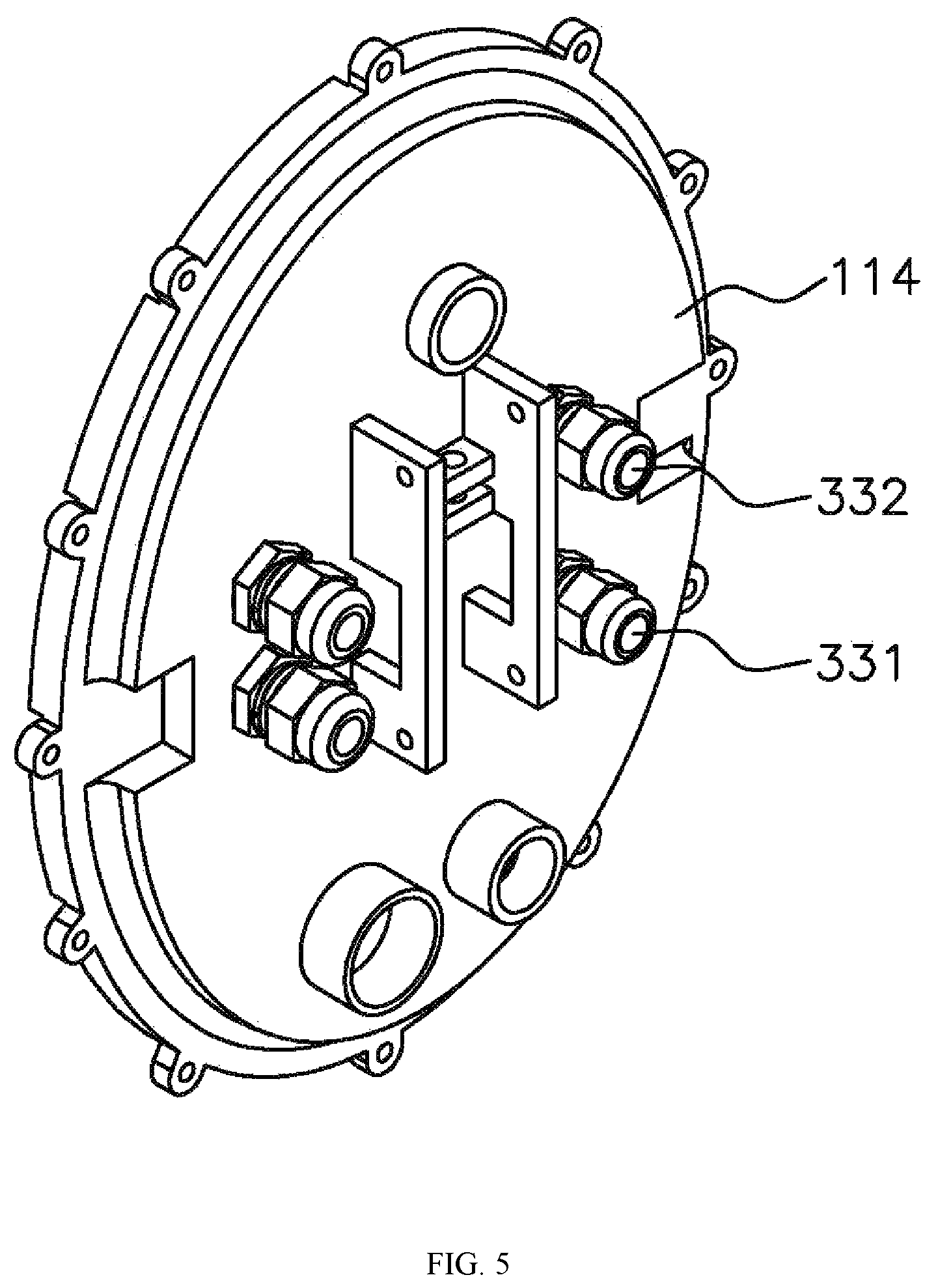 Patent US12351285 Figure 5 – Attitude adjustment apparatus for self-propelled bio-inspired robotic fish