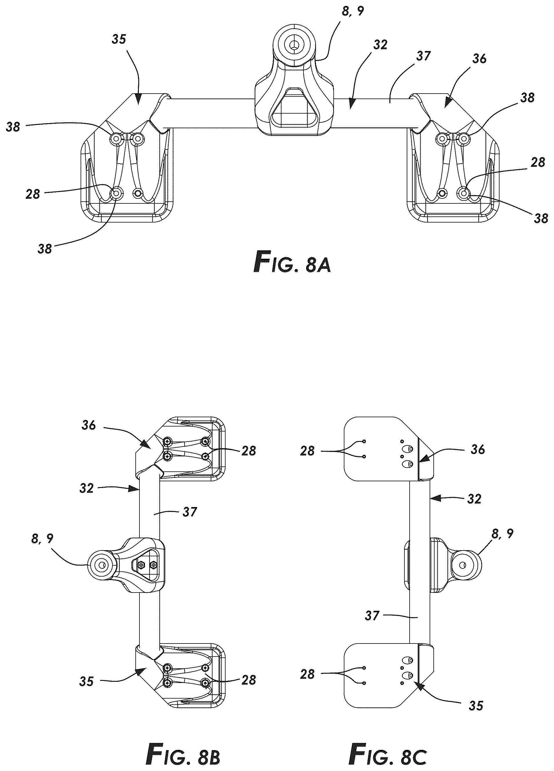 Patent US12351286 Figure 20 – Inflatable oar frame for a watercraft