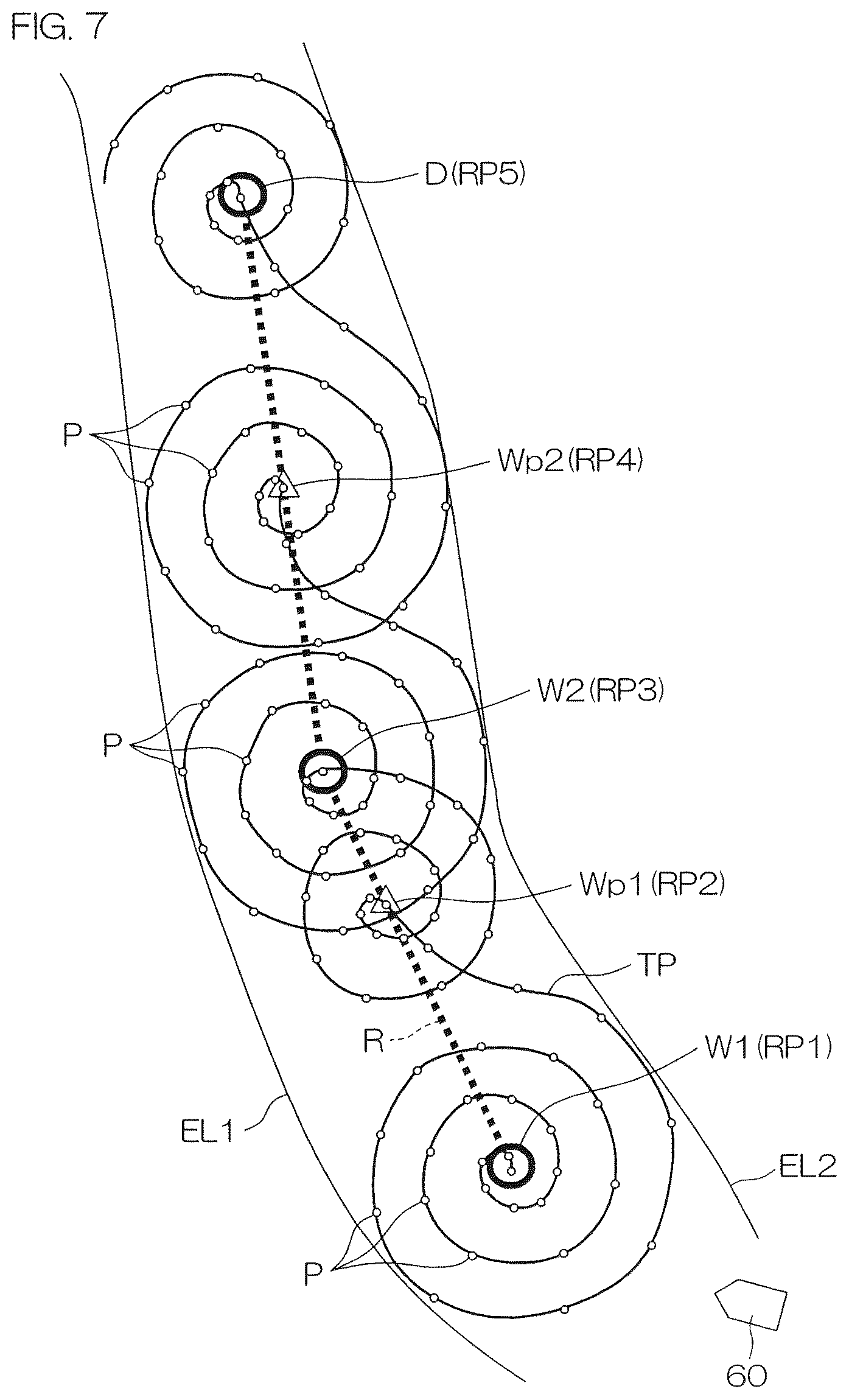Patent US12351287 Figure 7 – Watercraft maneuvering control apparatus, and watercraft maneuvering system