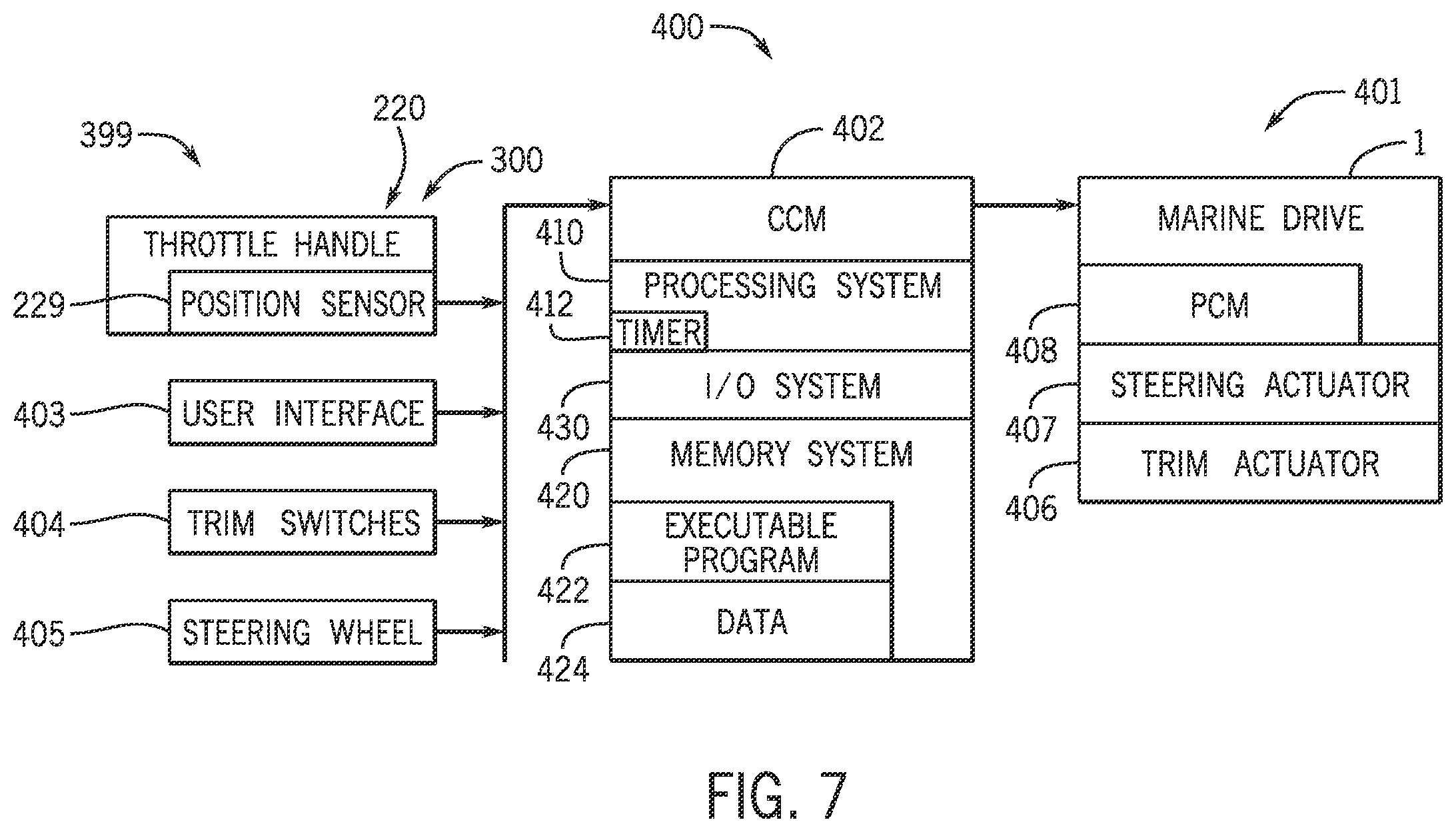 Patent US12351288 Figure 6 – Systems and methods for controlling marine drives