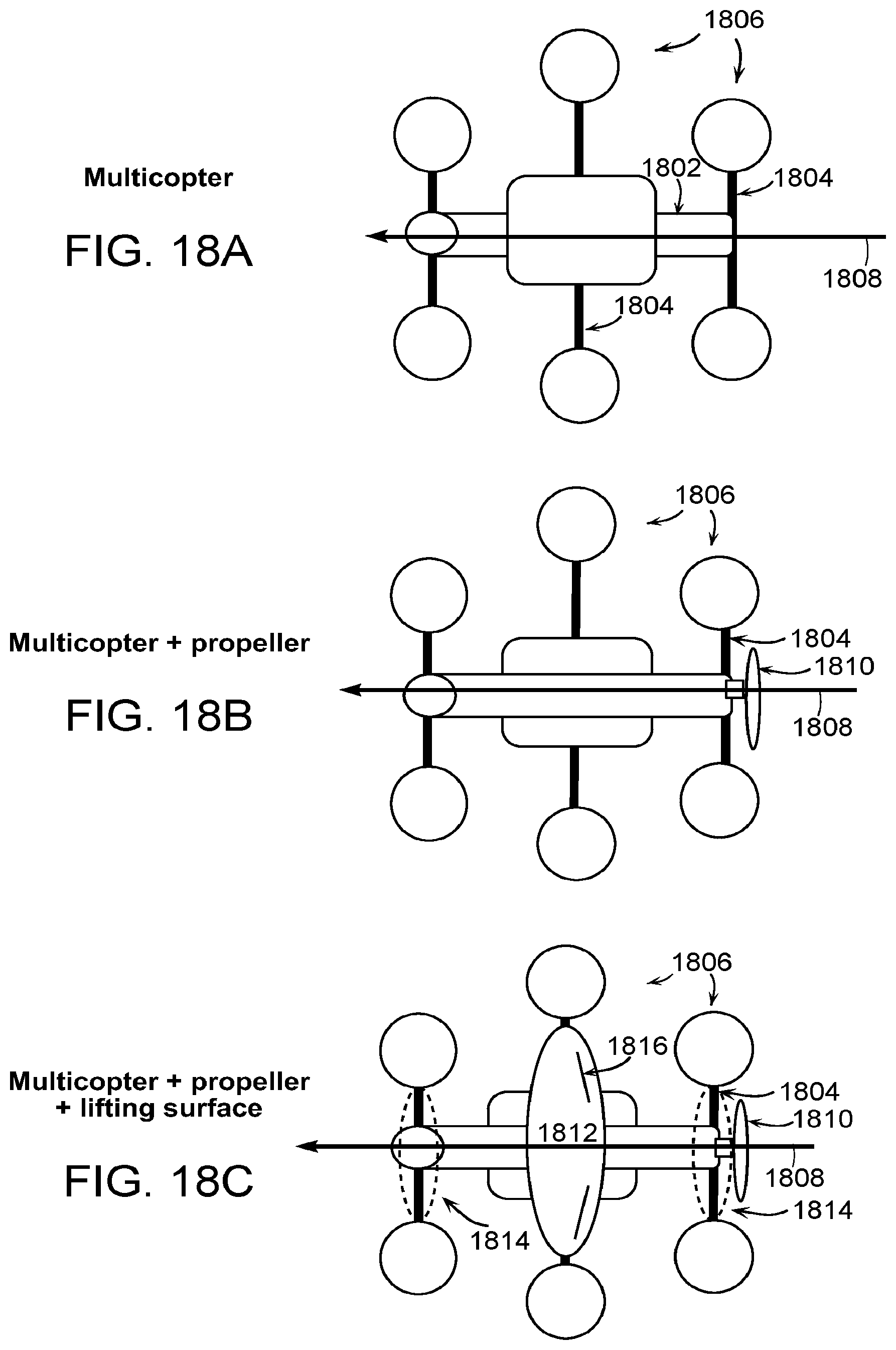 Patent US12351296 Figure 15 – Adaptive thrust vector unmanned aerial vehicle