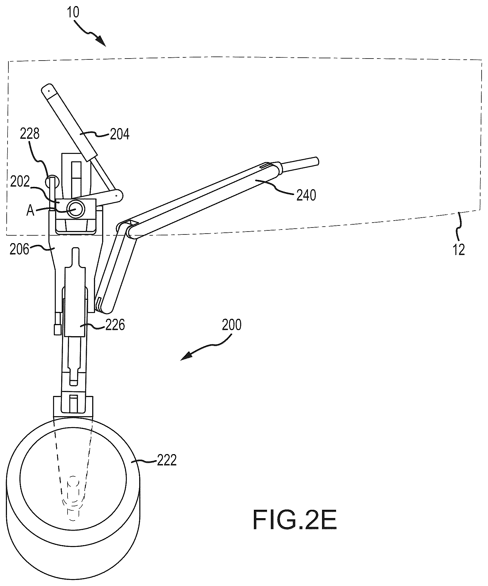 Patent US12351299 Figure 7 – Articulating truss configuration for aircraft landing gear