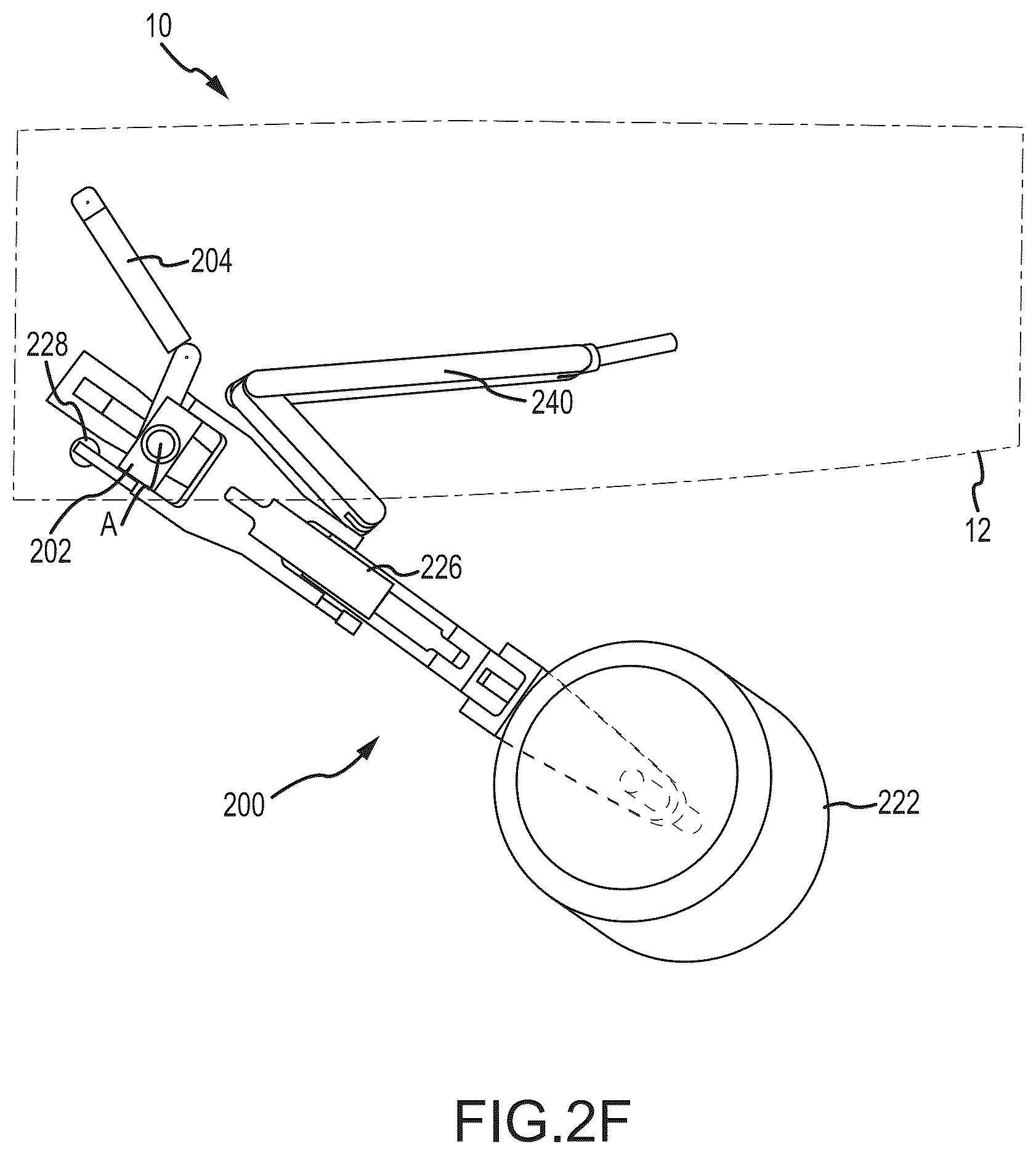 Patent US12351299 Figure 8 – Articulating truss configuration for aircraft landing gear