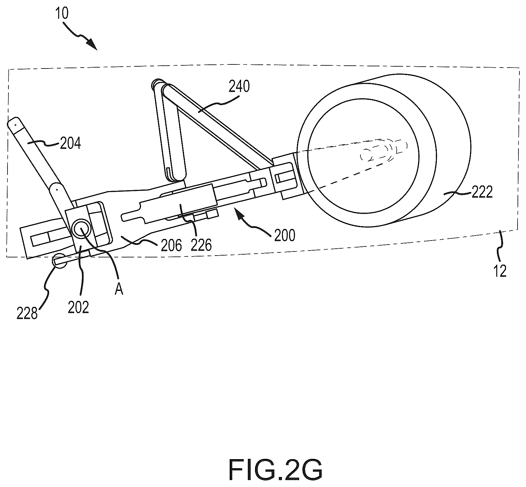 Patent US12351299 Figure 9 – Articulating truss configuration for aircraft landing gear