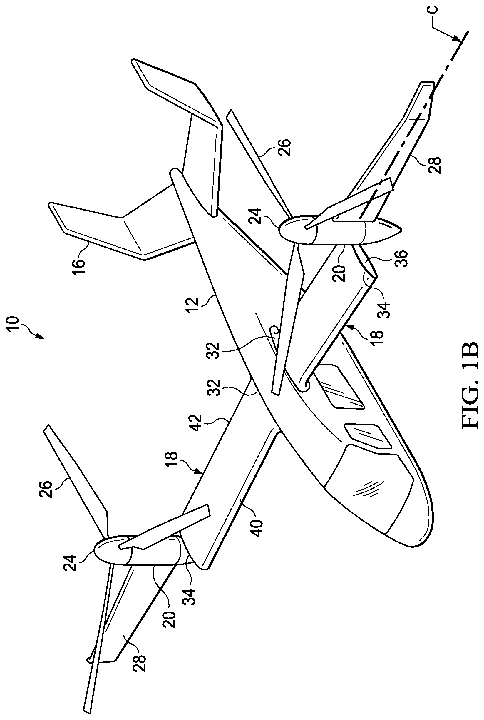 Patent US12351306 Figure 2 – Wing design for removable battery