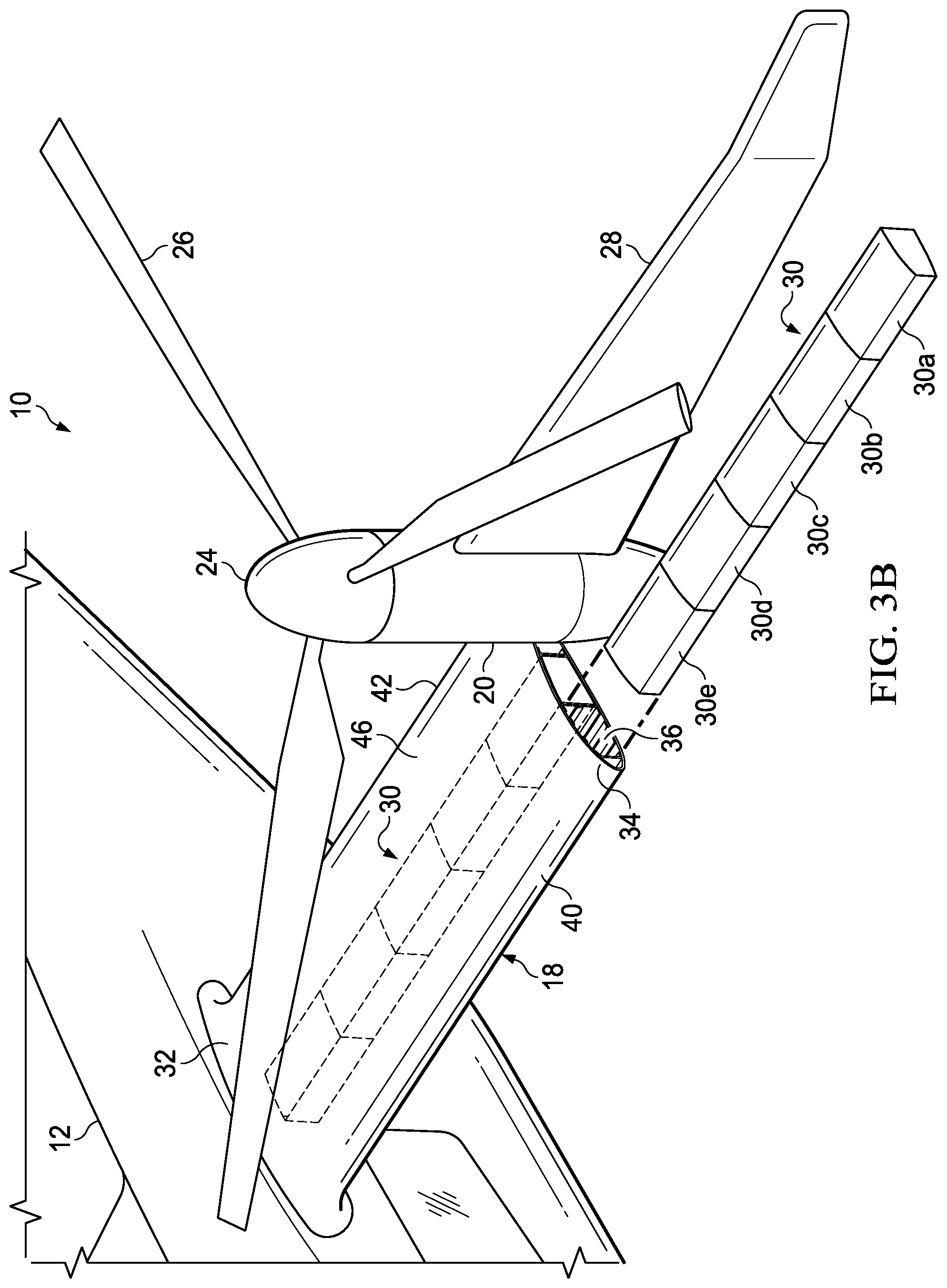 Patent US12351306 Figure 5 – Wing design for removable battery