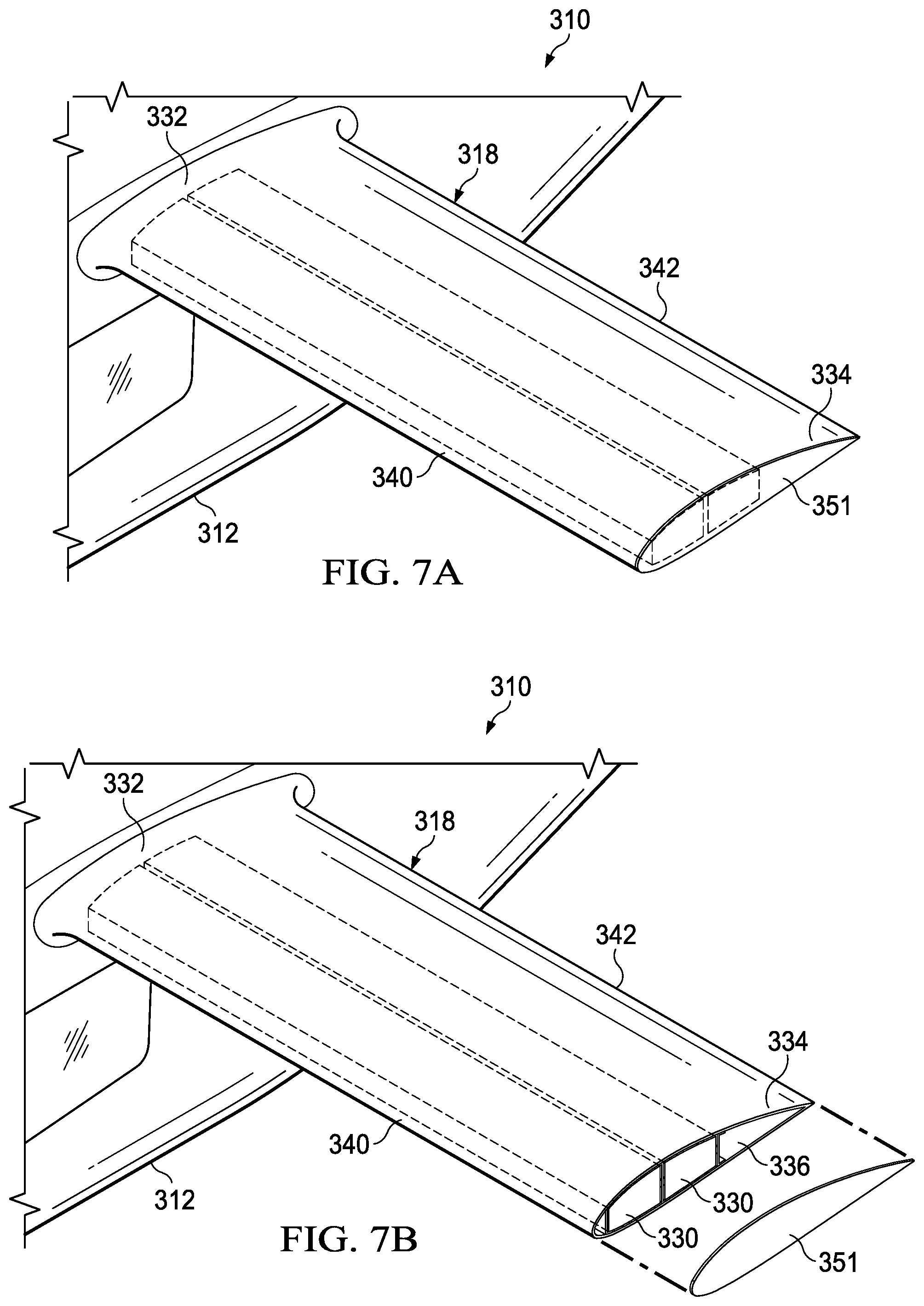 Patent US12351306 Figure 10 – Wing design for removable battery