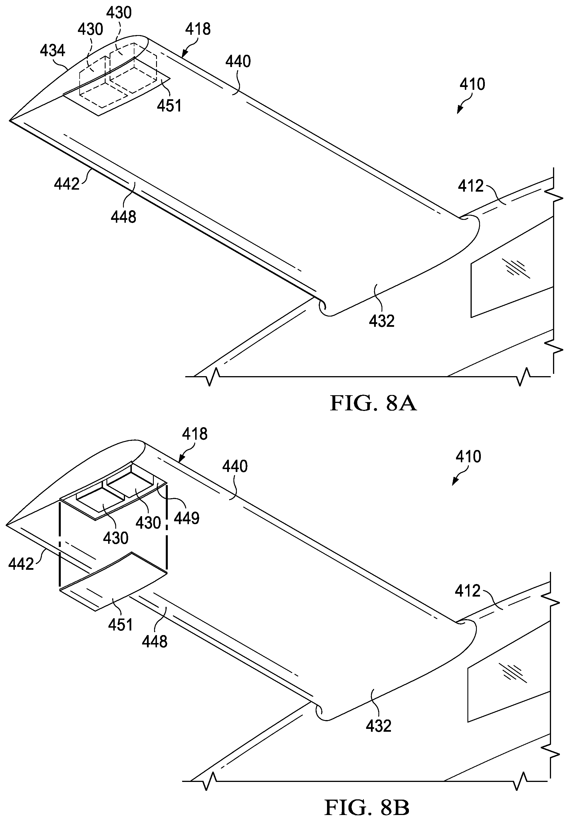 Patent US12351306 Figure 11 – Wing design for removable battery