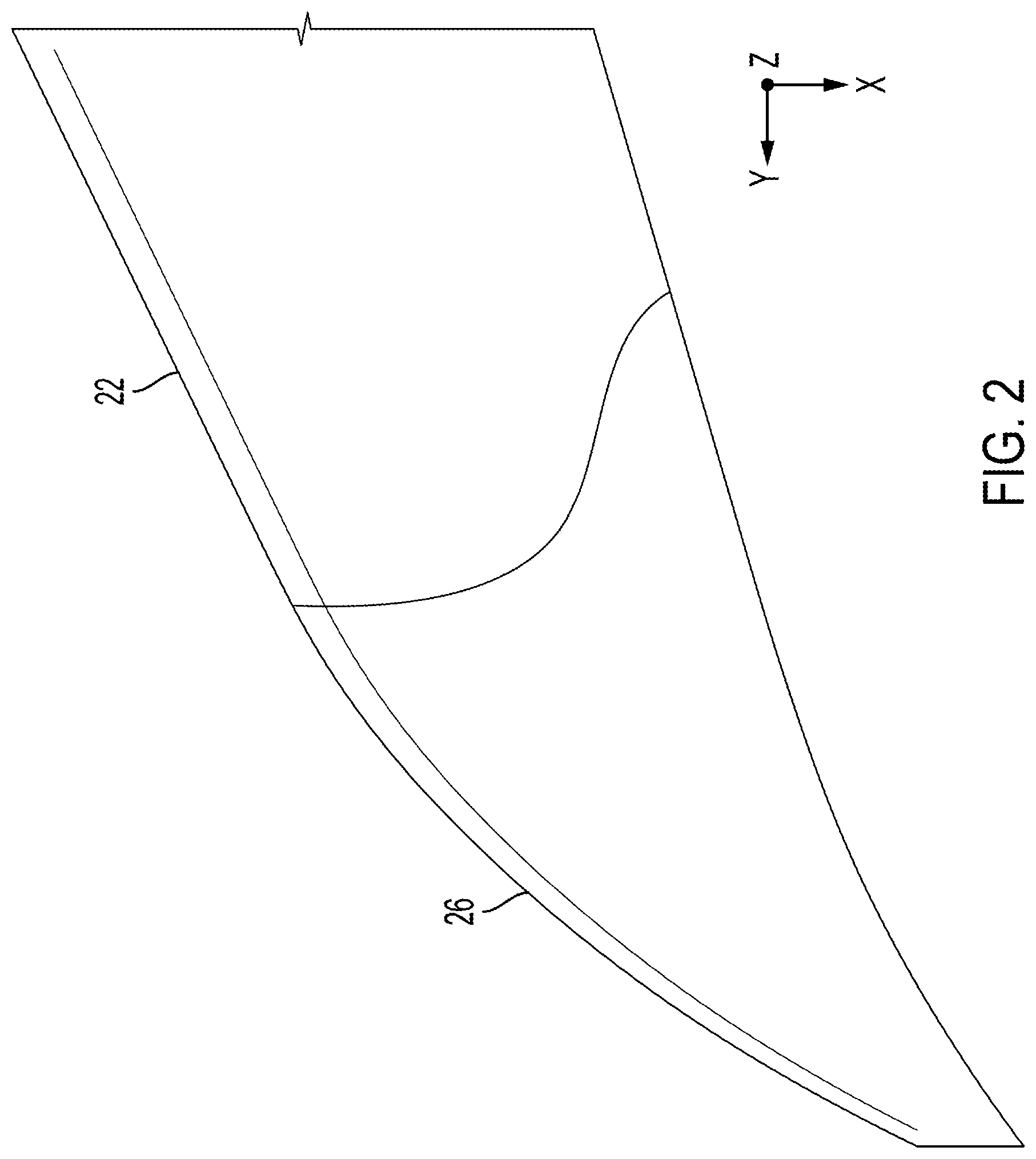 Patent US12351307 Figure 2 – Shortening wingspan of an aircraft