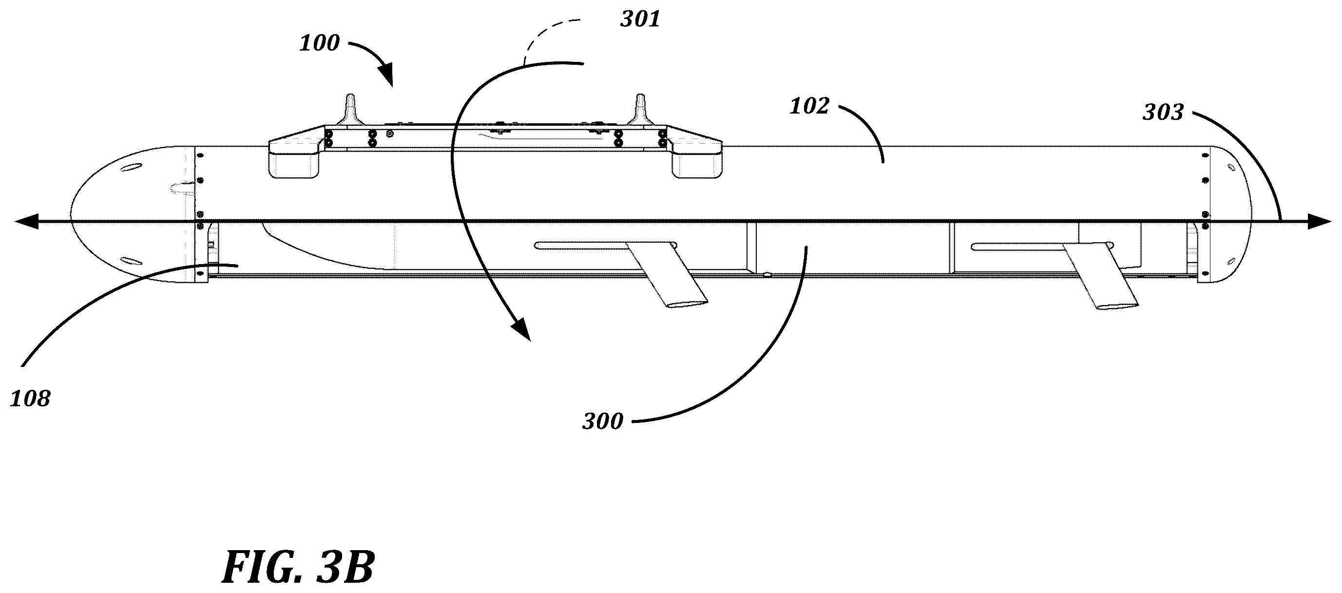 Patent US12351310 Figure 4 – Rotating release launching system