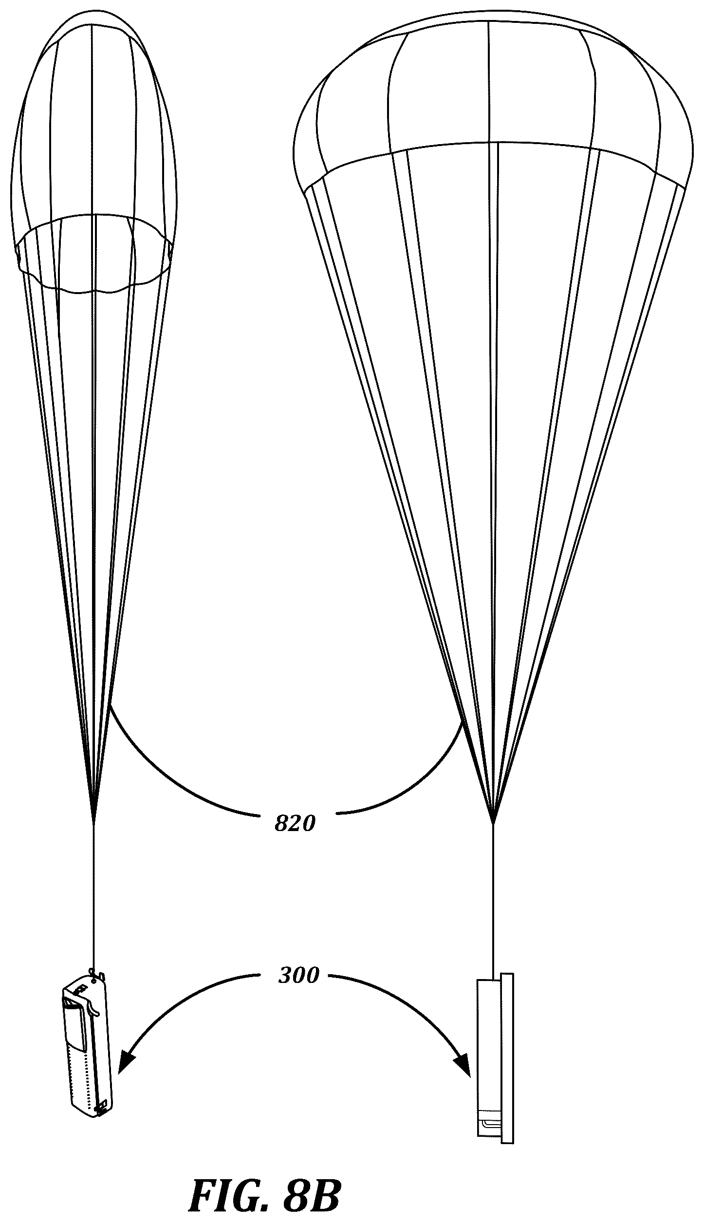 Patent US12351310 Figure 13 – Rotating release launching system