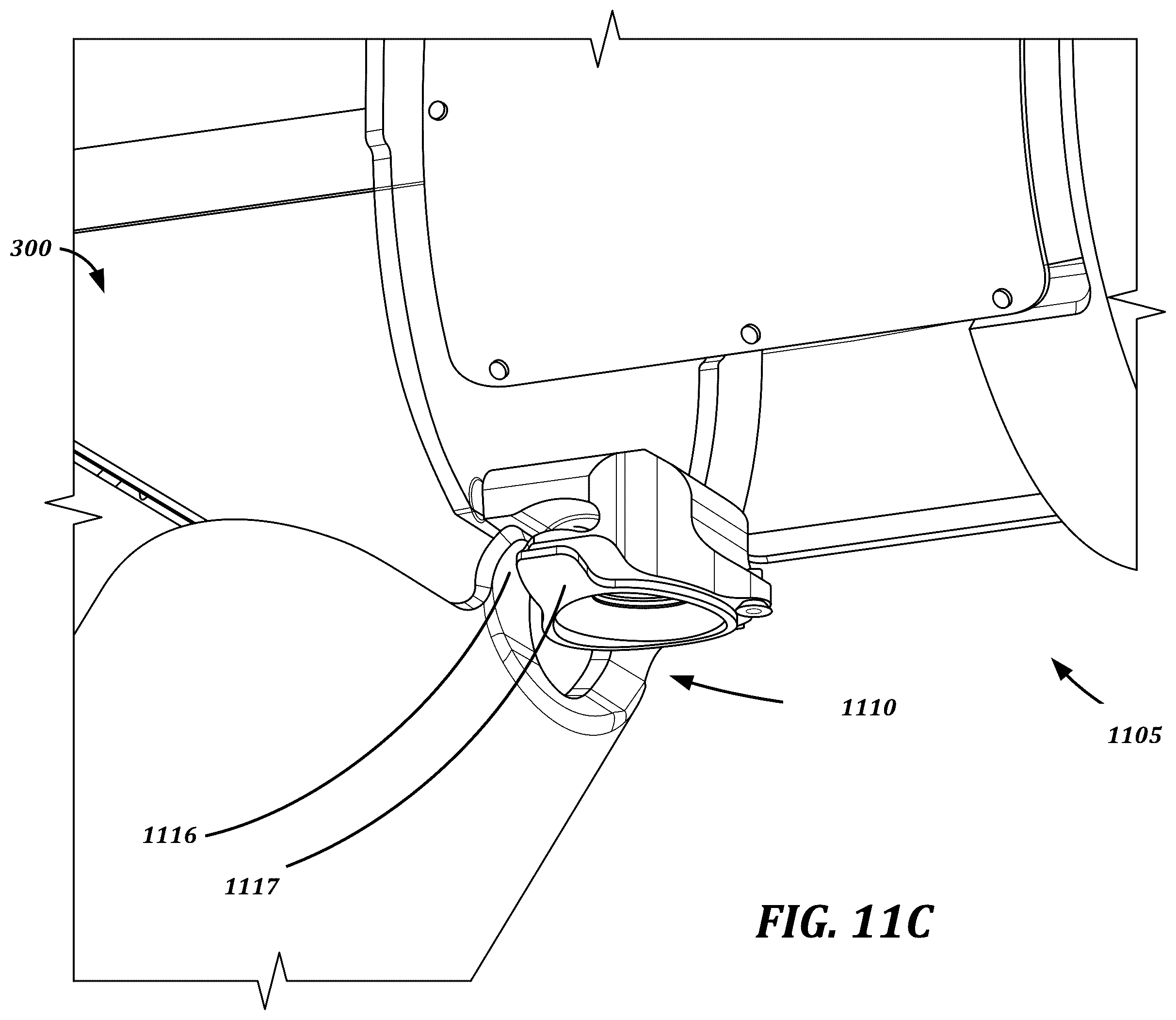 Patent US12351310 Figure 17 – Rotating release launching system