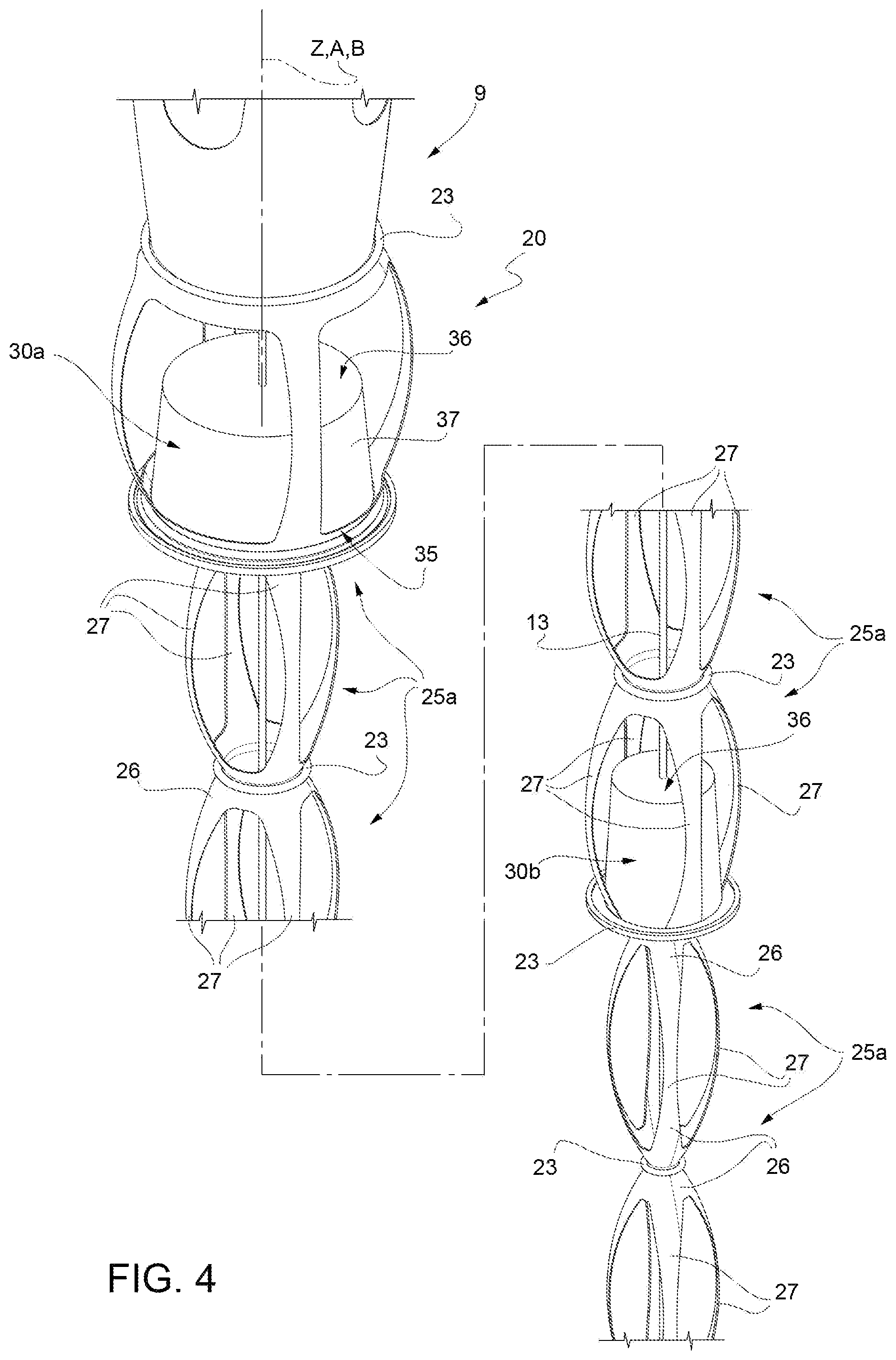 Patent US12351311 Figure 4 – Aircraft capable of hovering and method for transporting a load suspended from such aircraft