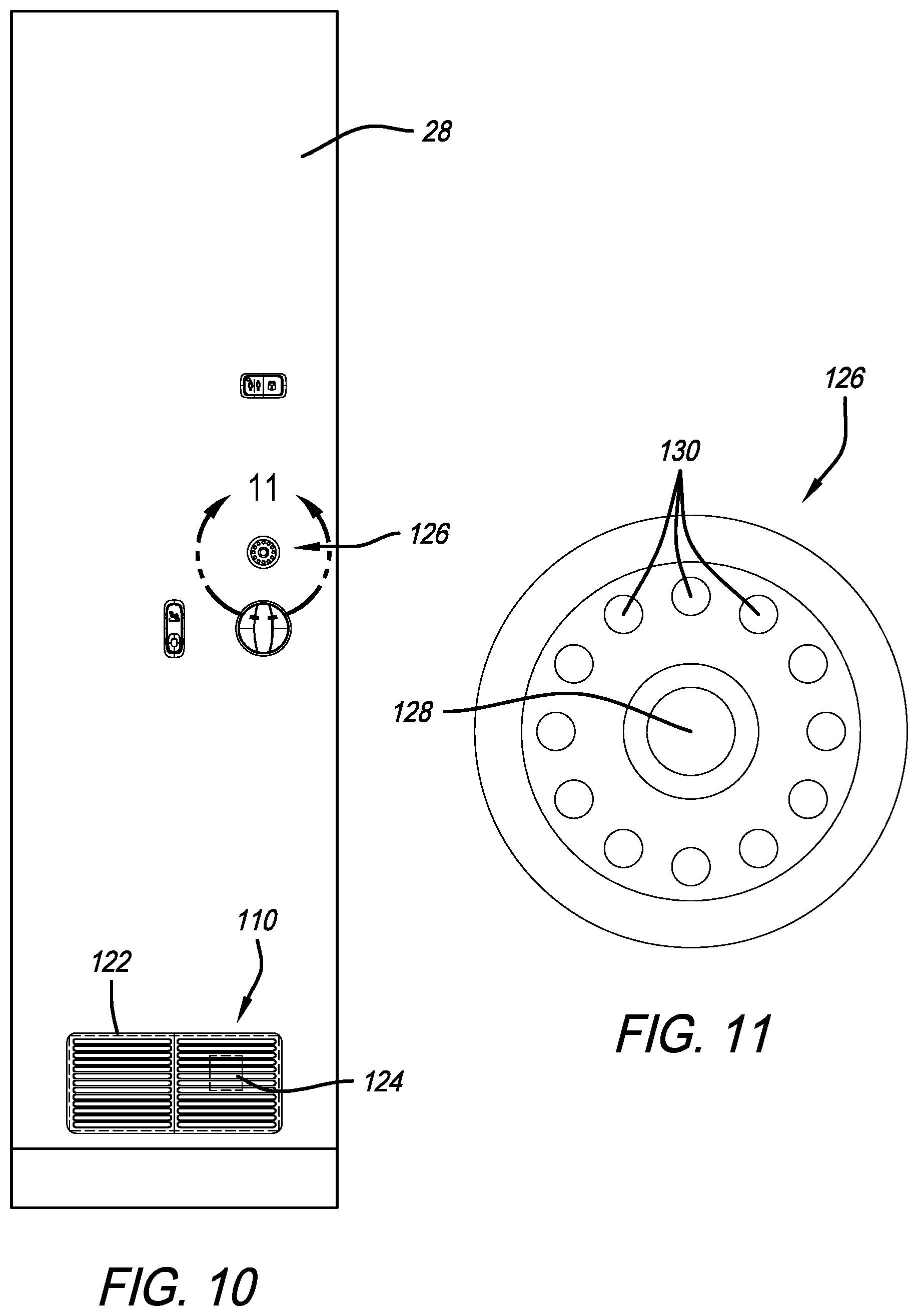 Patent US12351313 Figure 9 – Tower assembly for an aircraft monument