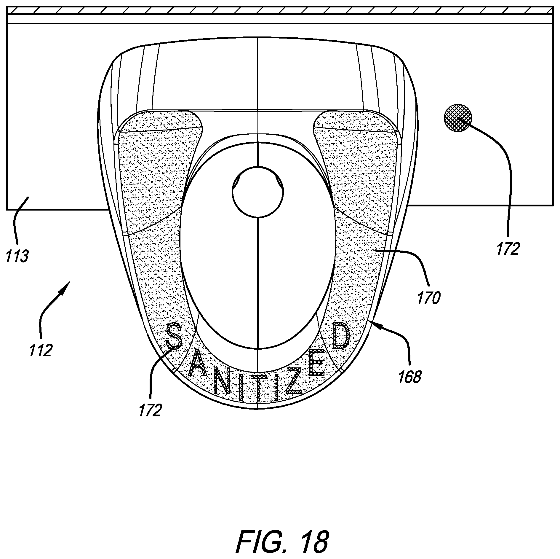 Patent US12351313 Figure 15 – Tower assembly for an aircraft monument