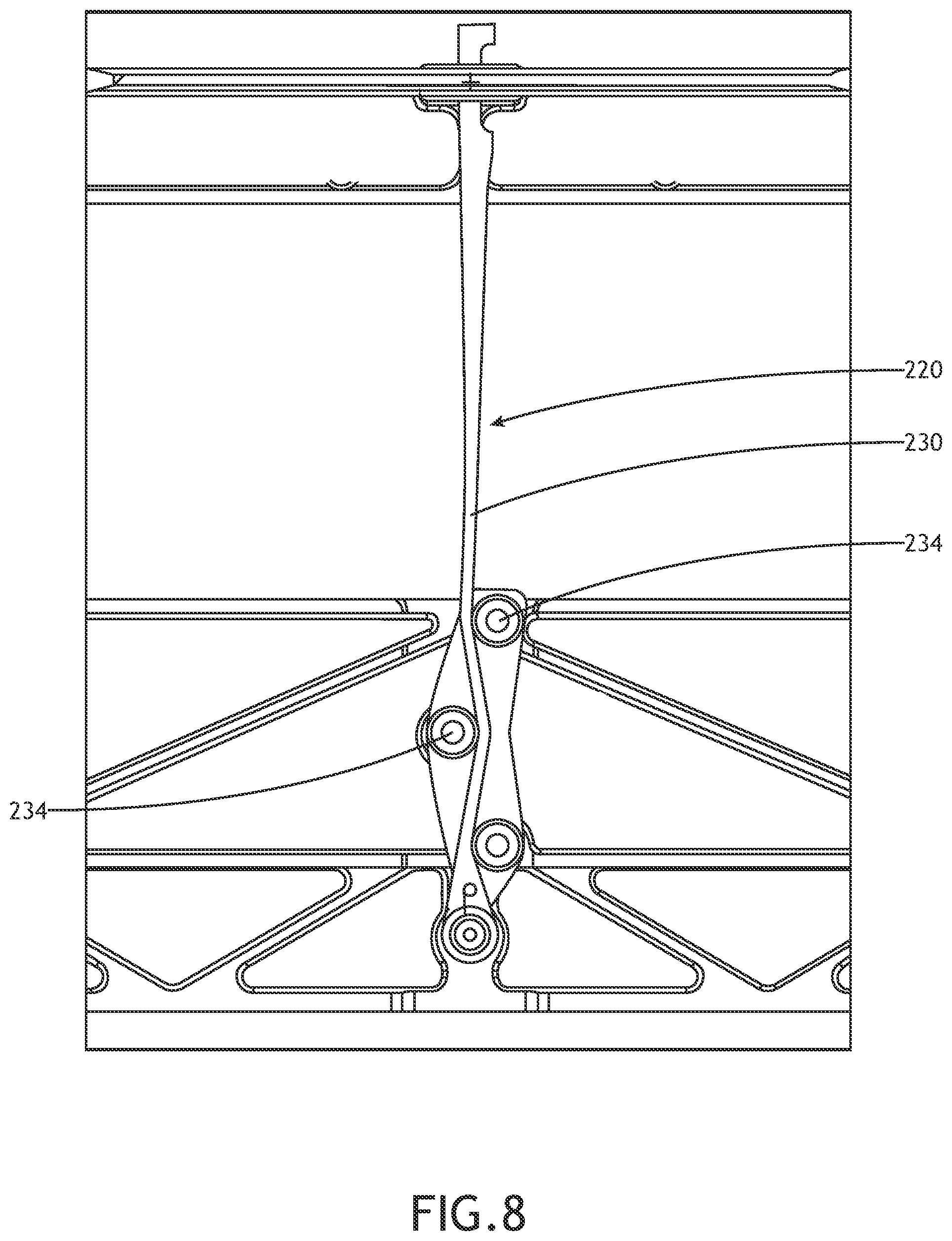 Patent US12351315 Figure 8 – Two-stage energy absorbing system for rotary-wing aircraft seats