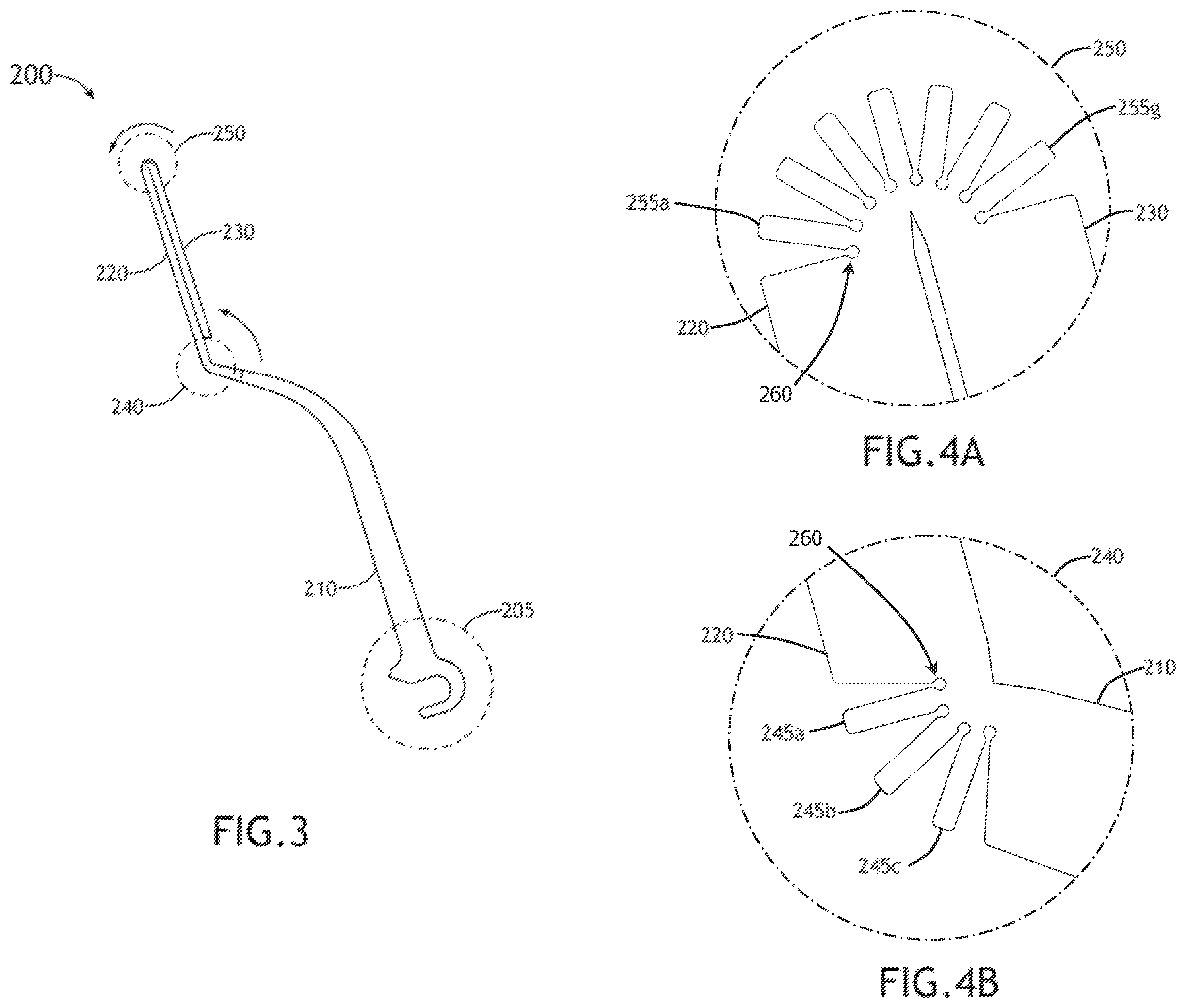 Patent US12351316 Figure 2 – Integrally formed tray table with flexural hinges