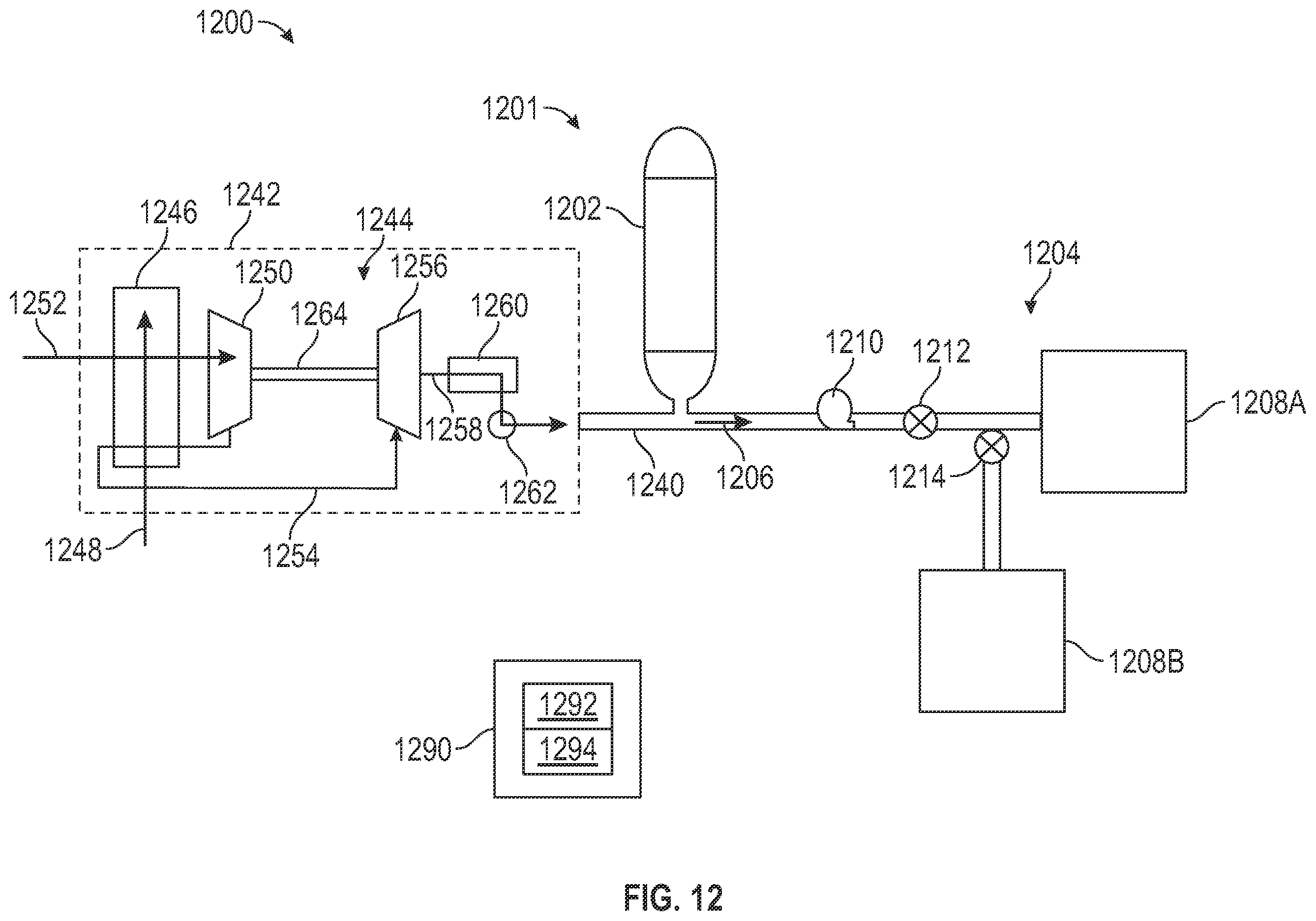 Patent US12351318 Figure 9 – Cryogenic cooling system for an aircraft