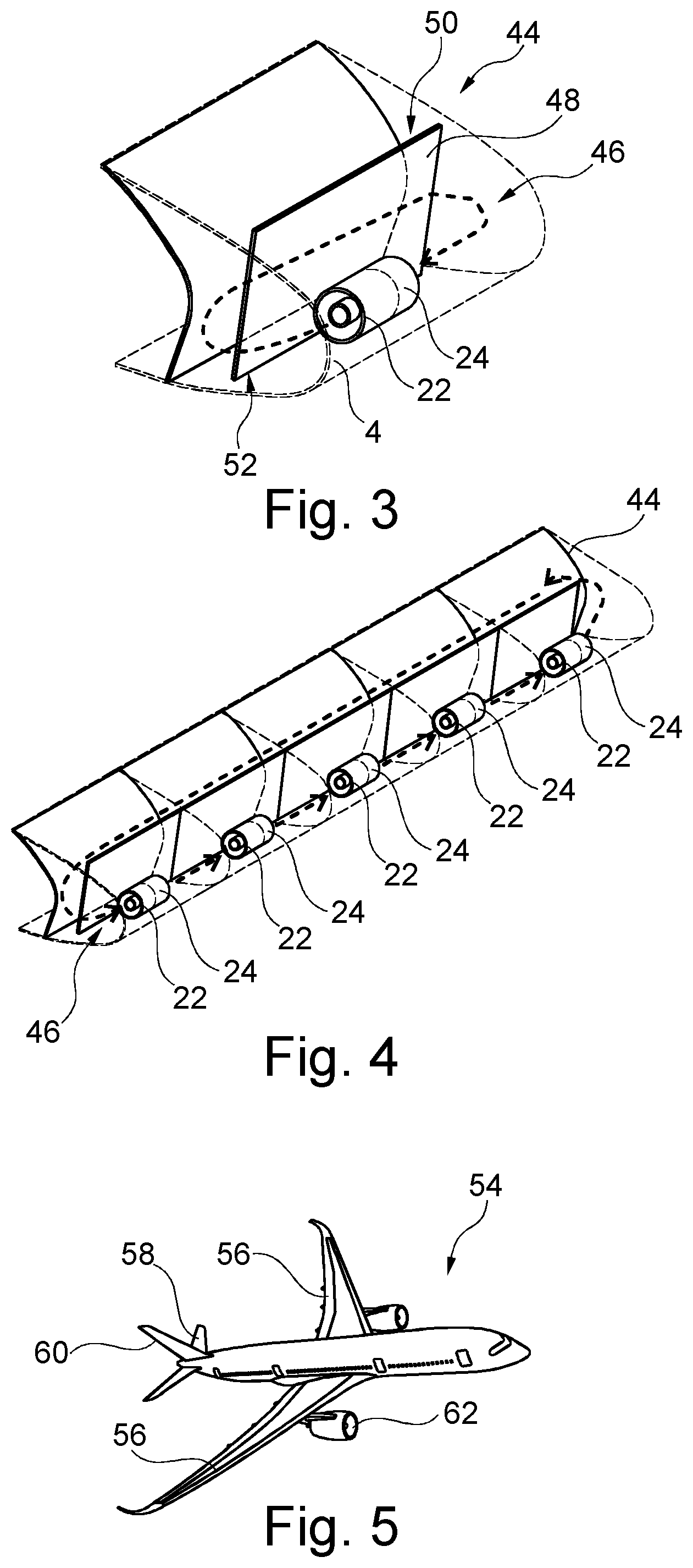 Patent US12351319 Figure 2 – Heated leading-edge structure for an aircraft
