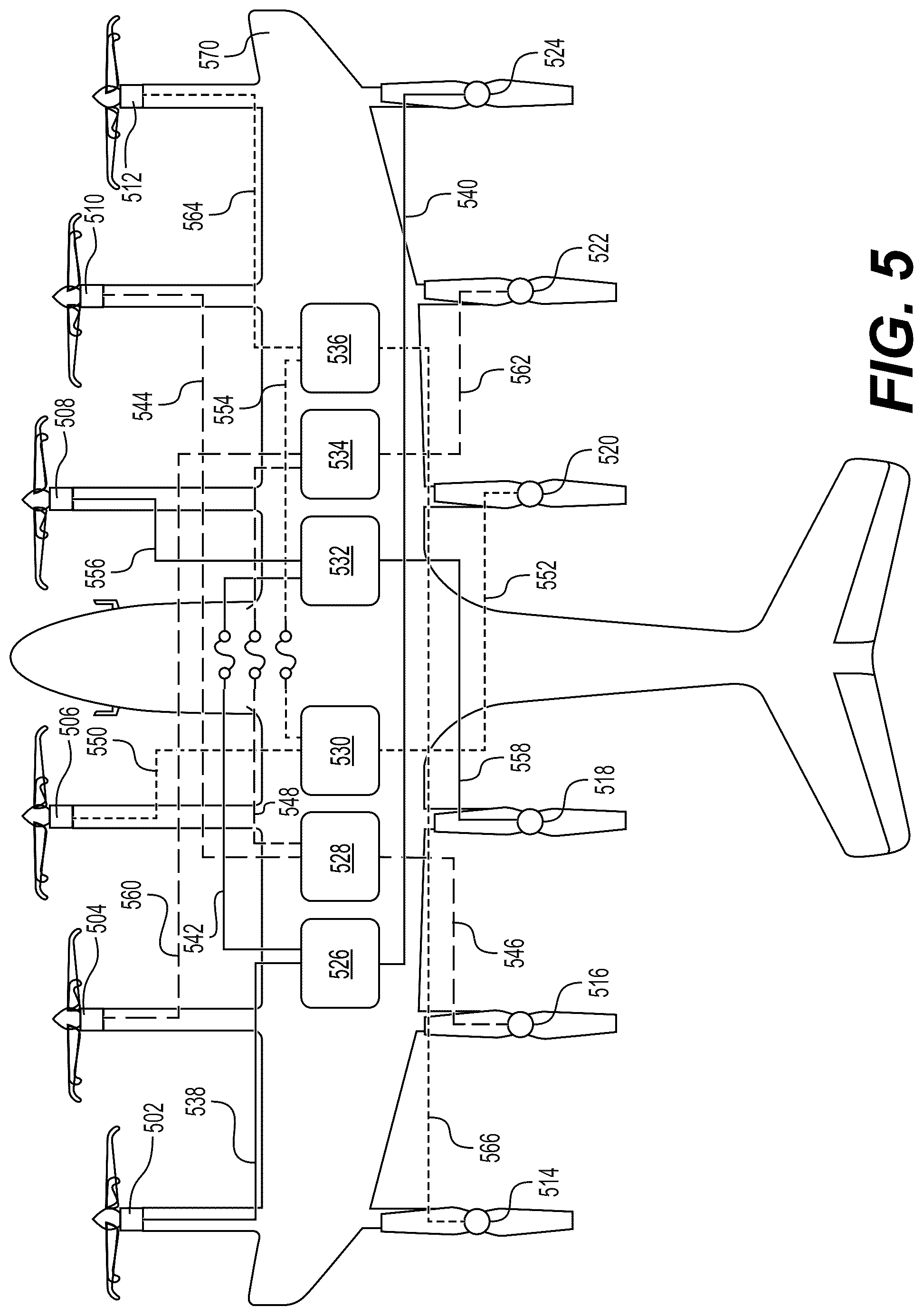 Patent US12351325 Figure 5 – Systems, methods, and mechanical designs for inverters for eVTOL aircraft