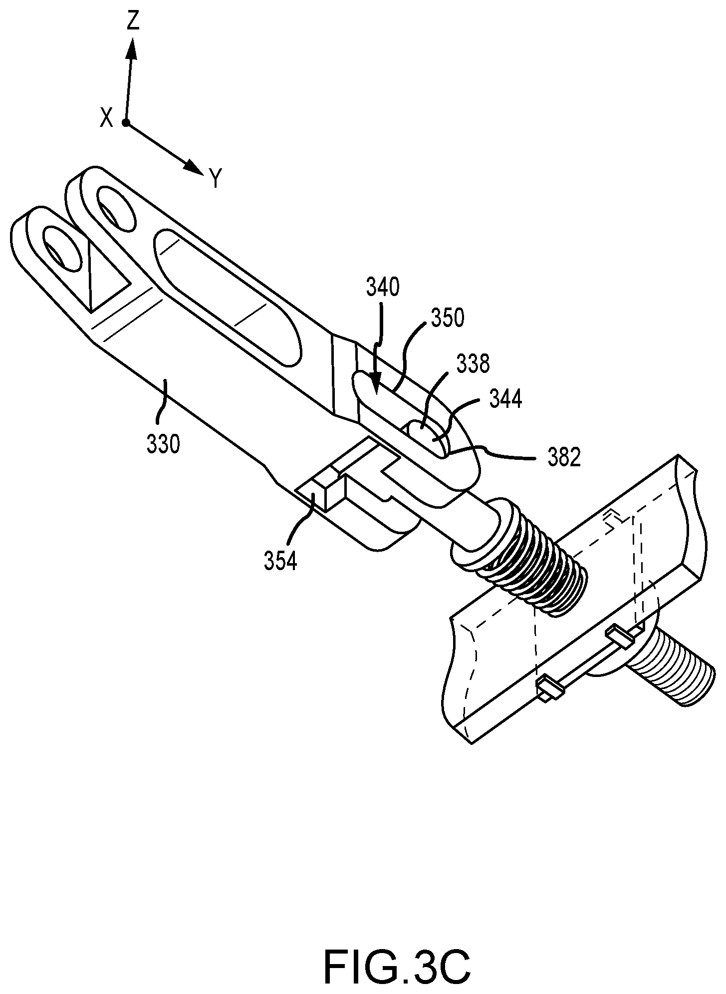 Patent US12351327 Figure 4 – Aircraft safety latch