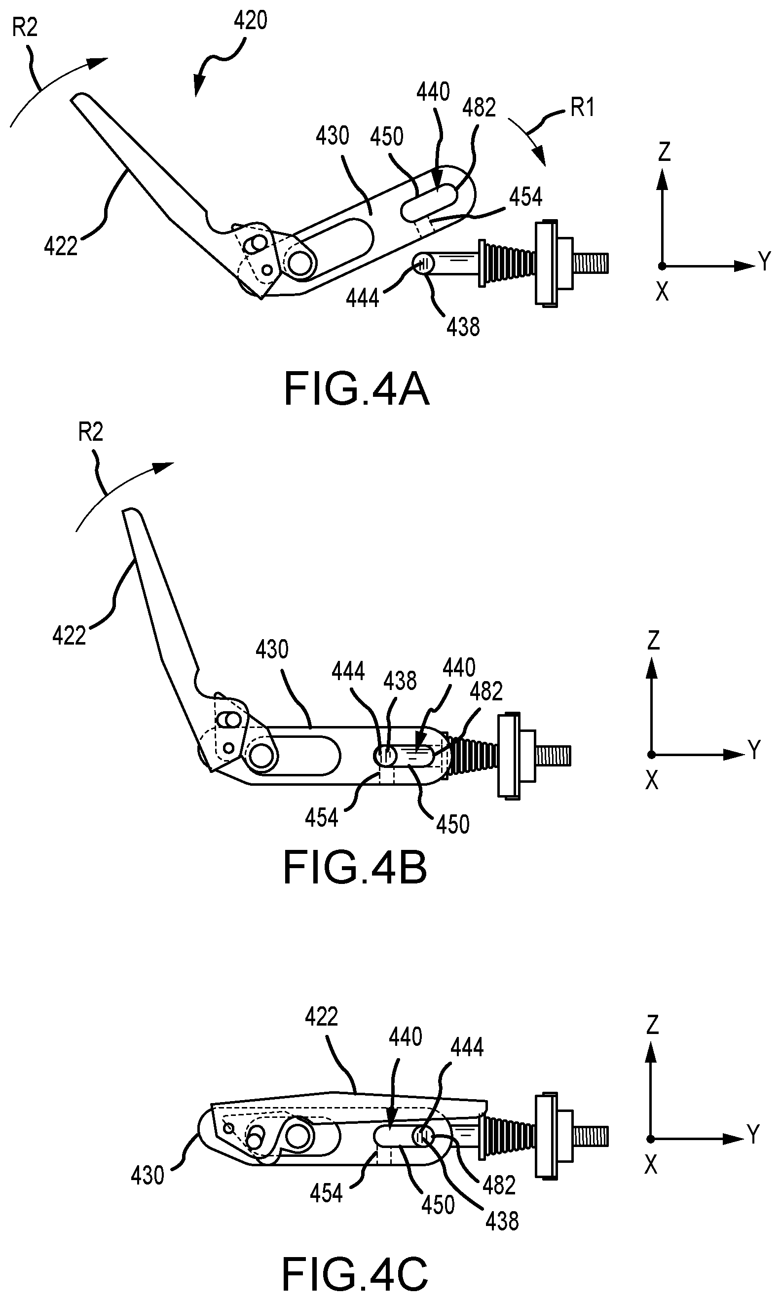 Patent US12351327 Figure 5 – Aircraft safety latch