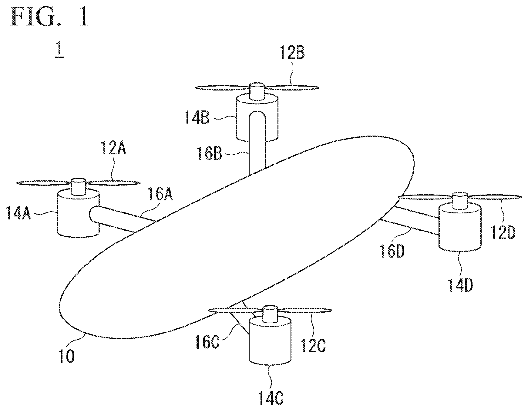 Patent US12351330 Figure 1 – Aircraft propulsion system with reduced rotational load of an engine shaft