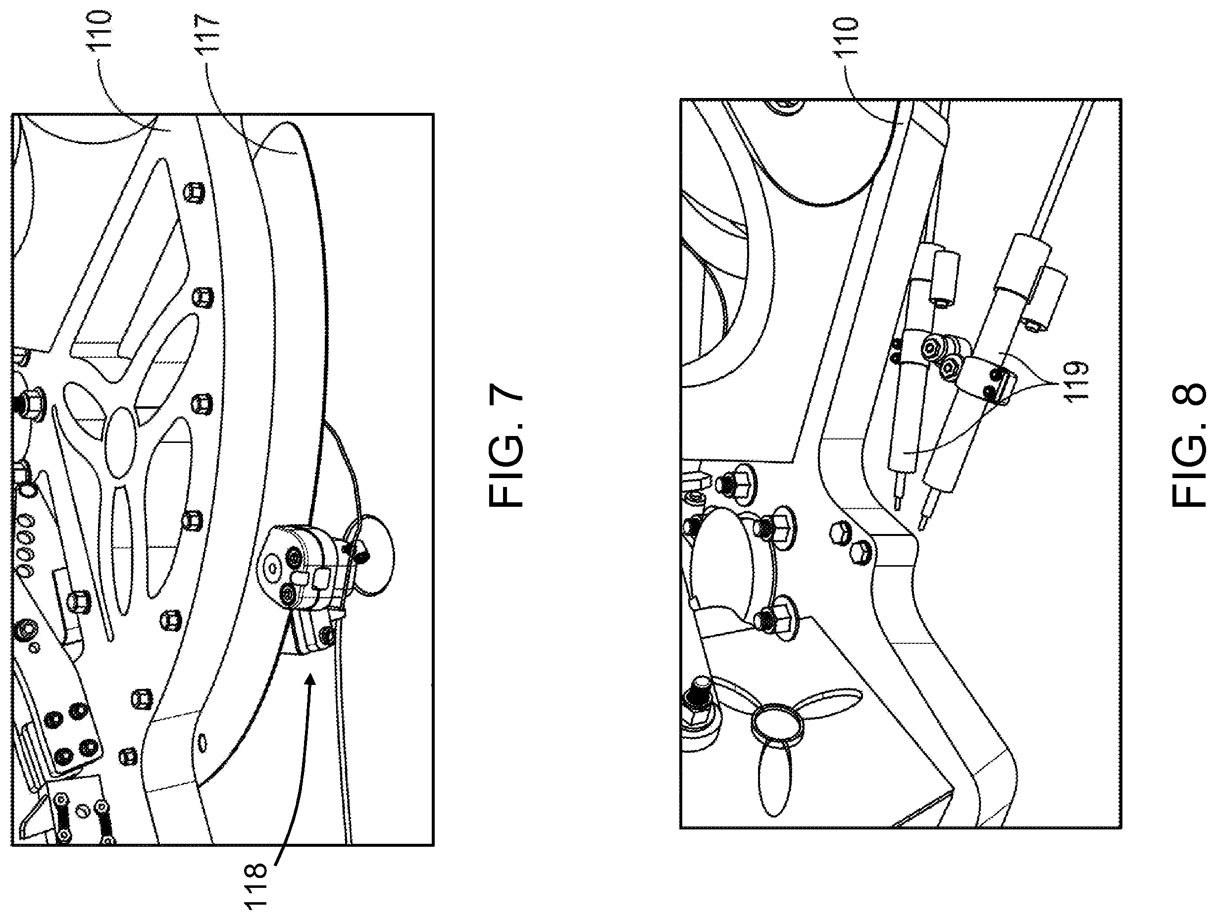 Patent US12351336 Figure 7 – Automatically pitch and yaw responsive aircraft launching system