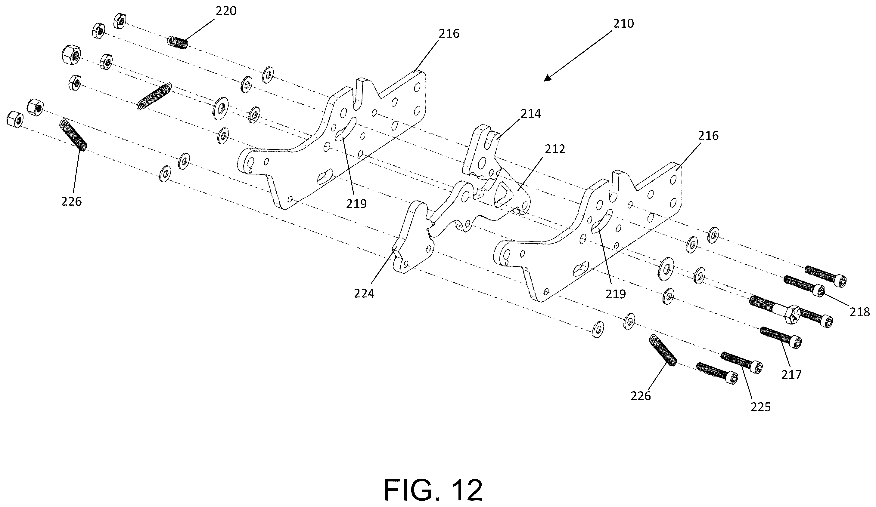Patent US12351336 Figure 10 – Automatically pitch and yaw responsive aircraft launching system