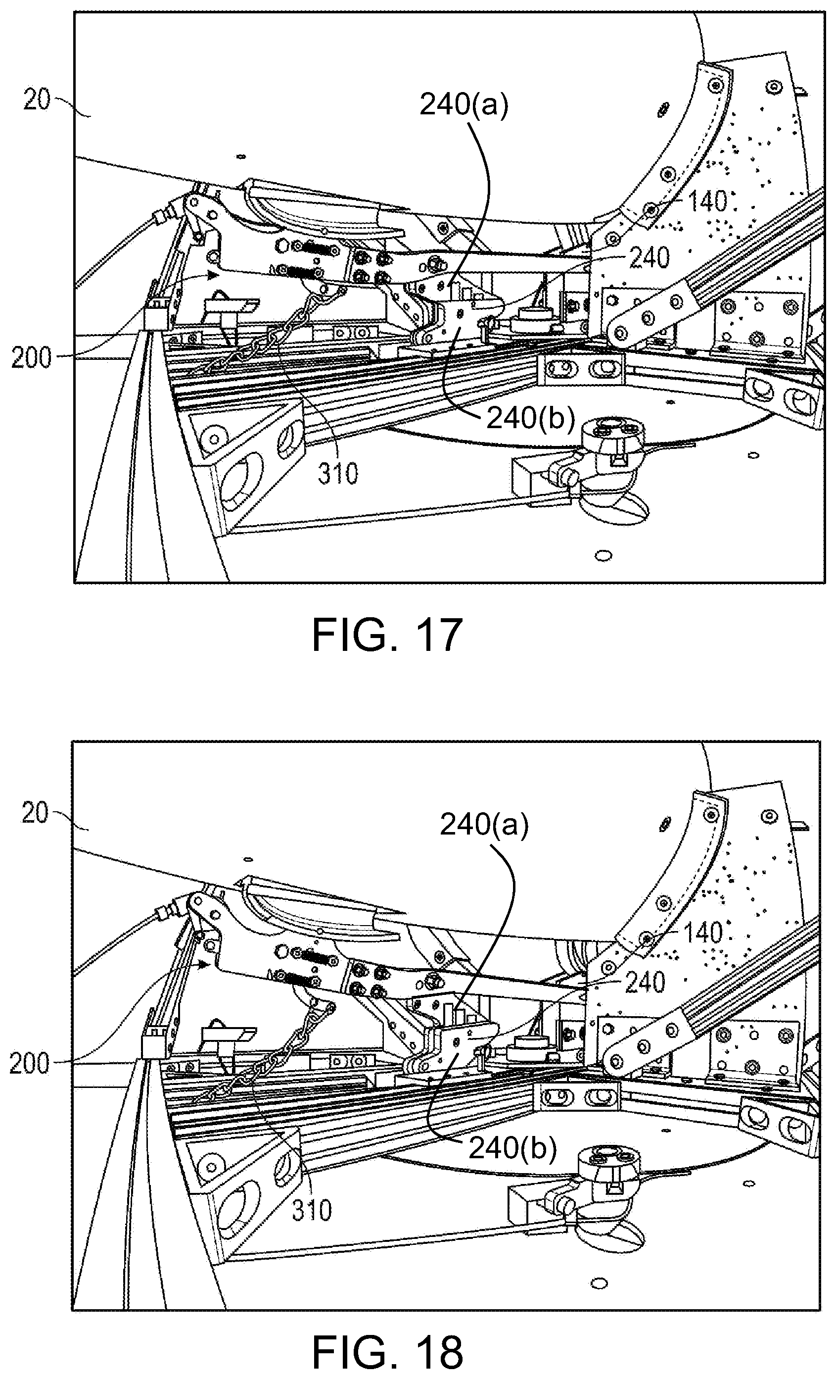 Patent US12351336 Figure 14 – Automatically pitch and yaw responsive aircraft launching system
