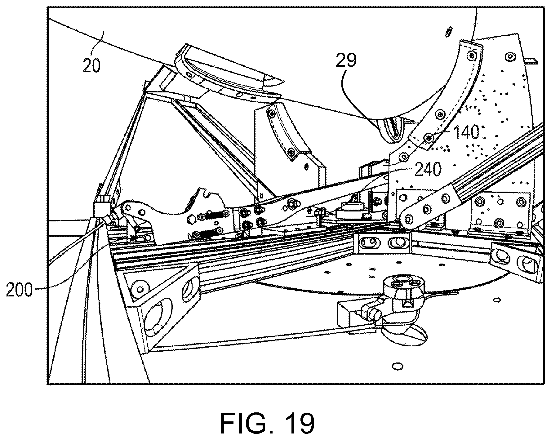 Patent US12351336 Figure 15 – Automatically pitch and yaw responsive aircraft launching system