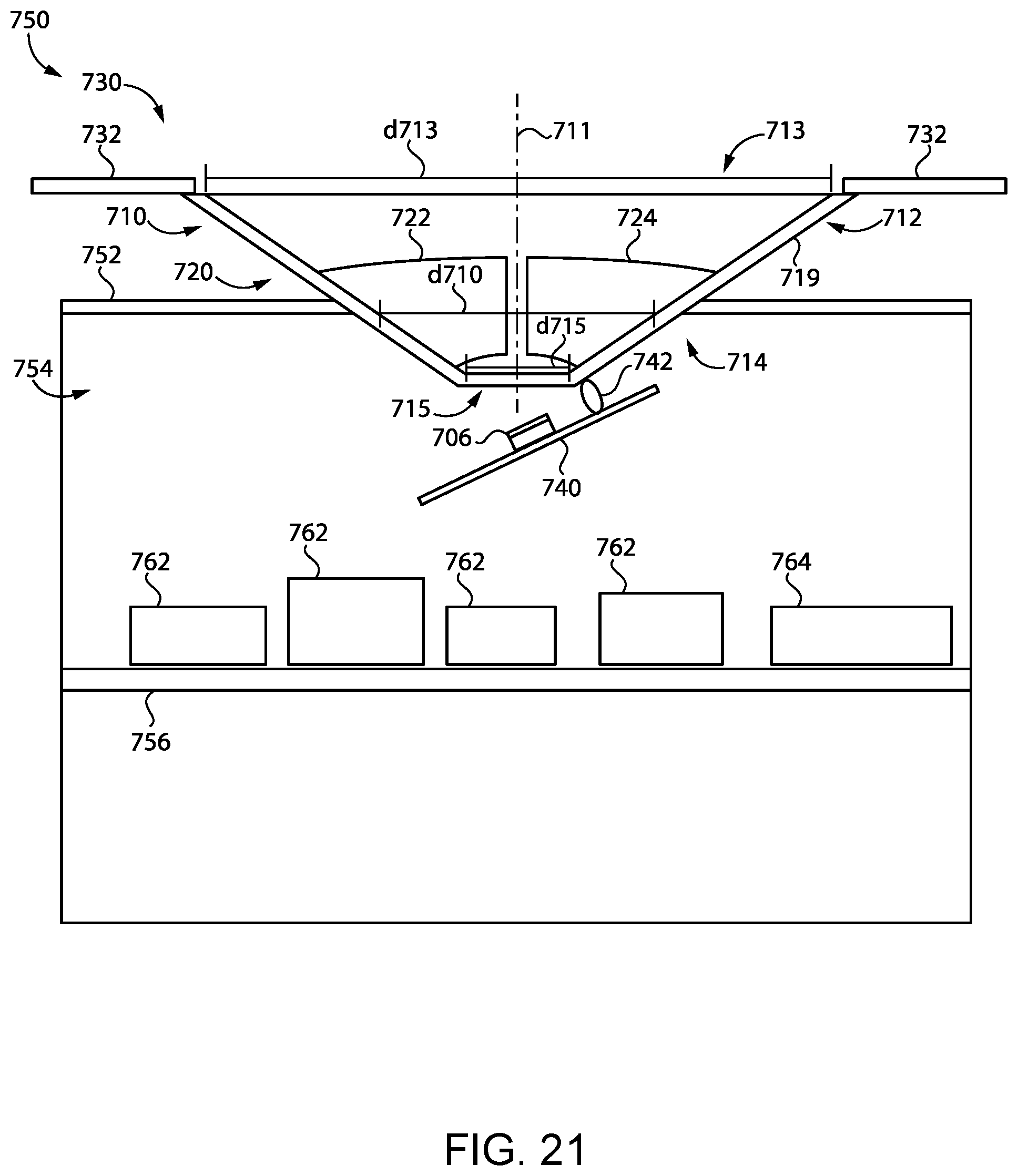 Patent US12351339 Figure 19 – Carriage for an unmanned aerial vehicle including a latch and an electronic driver to move a locking shaft latch