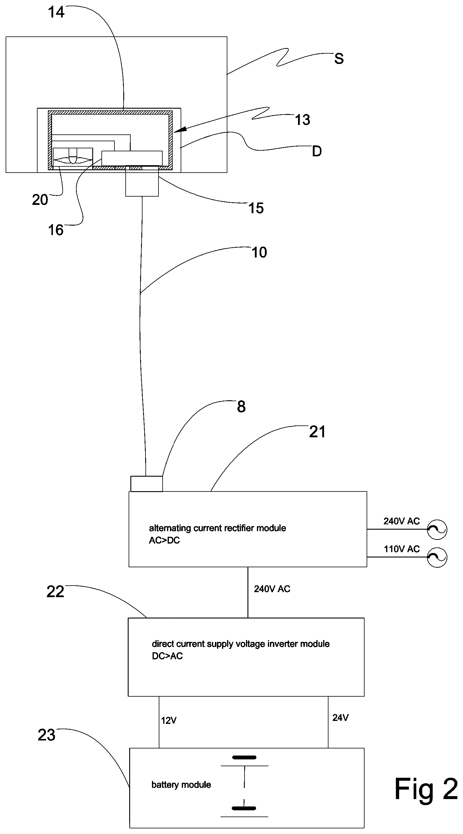 Patent US12351340 Figure 3 – Aerial power supply system for a tethered unmanned aerial vehicle