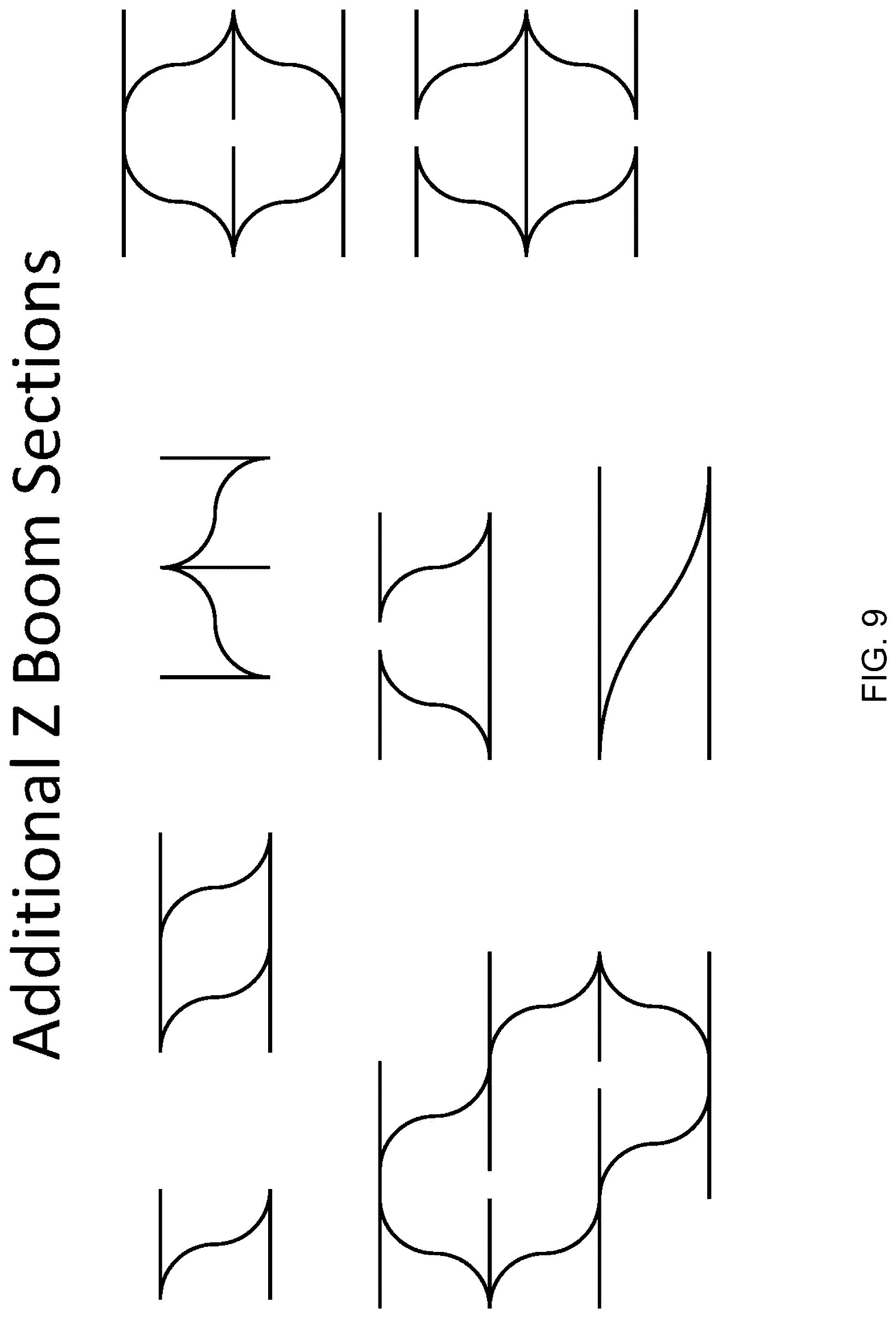 Patent US12351346 Figure 9 – Collapsible tubular mast (CTM) with surface material between trusses
