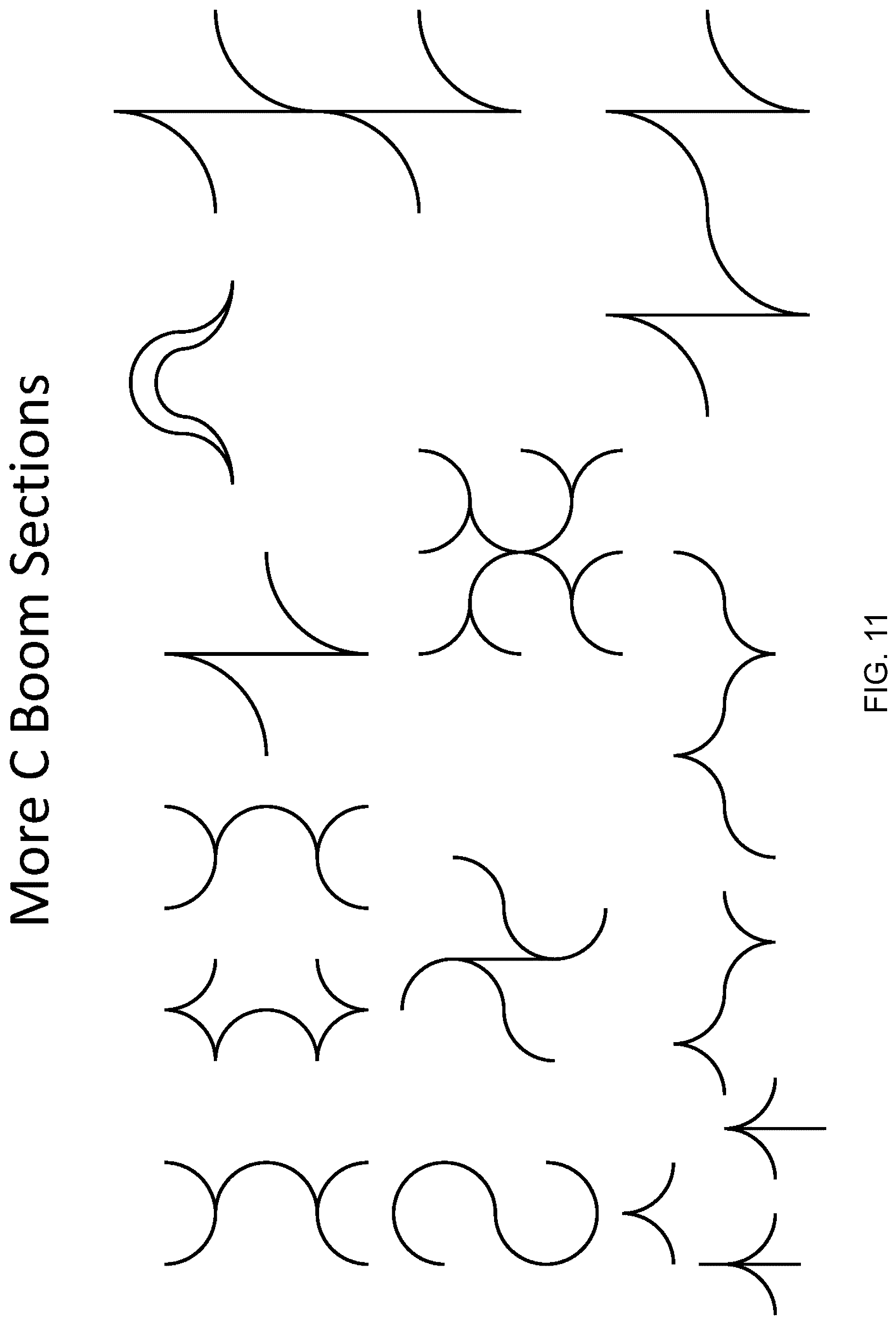 Patent US12351346 Figure 11 – Collapsible tubular mast (CTM) with surface material between trusses