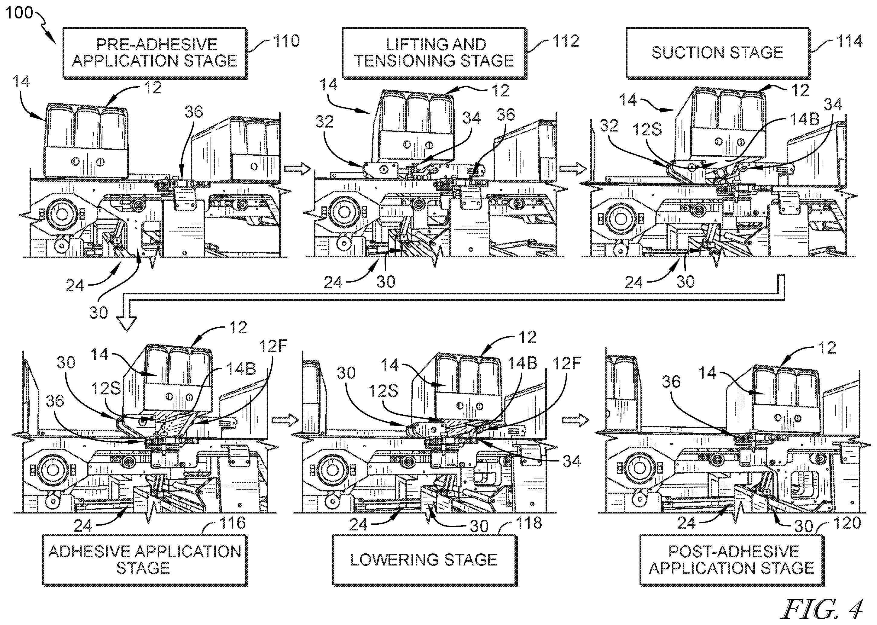 Patent US12351354 Figure 4 – Paper wrapping device and related methods