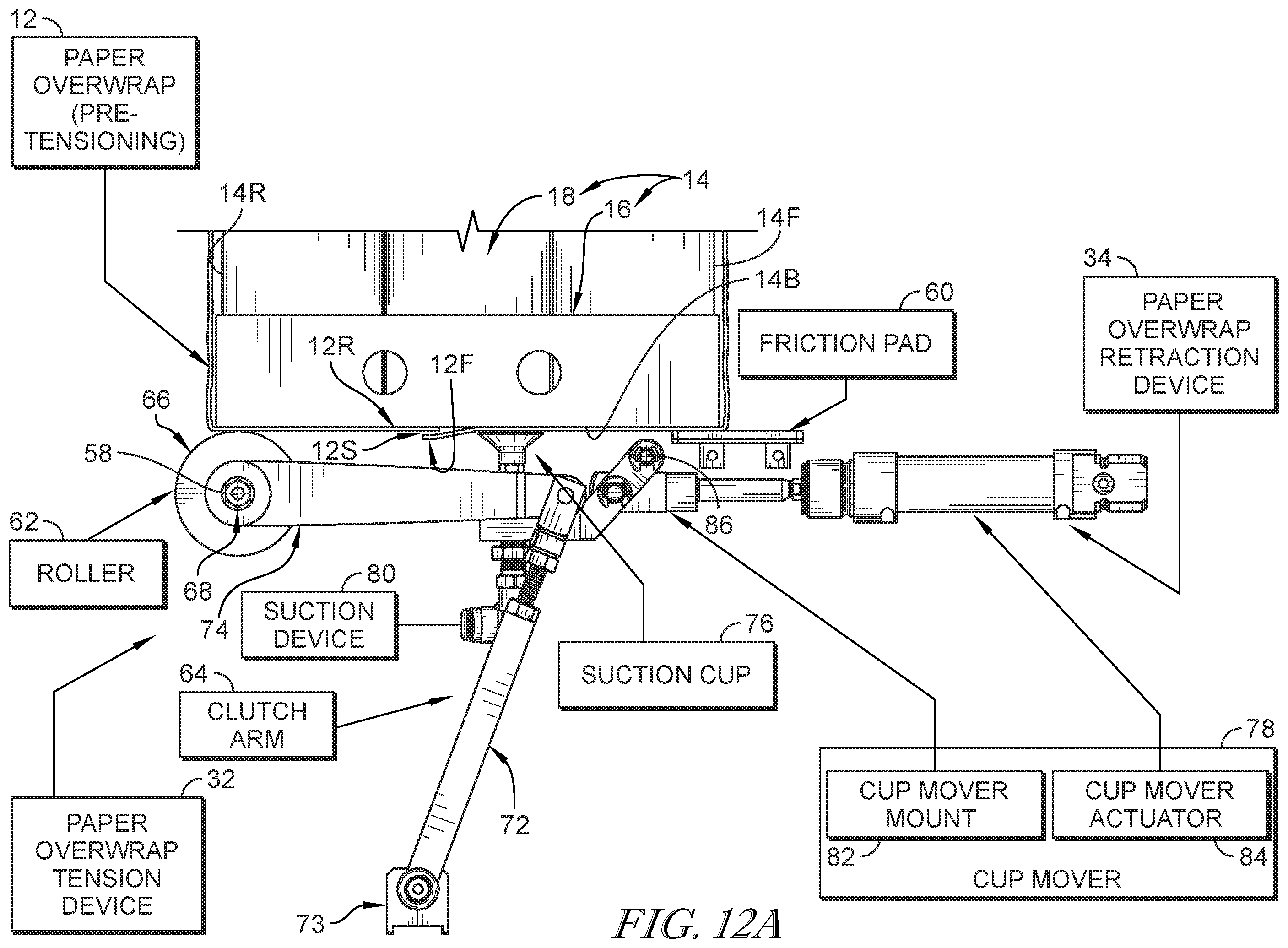 Patent US12351354 Figure 13 – Paper wrapping device and related methods